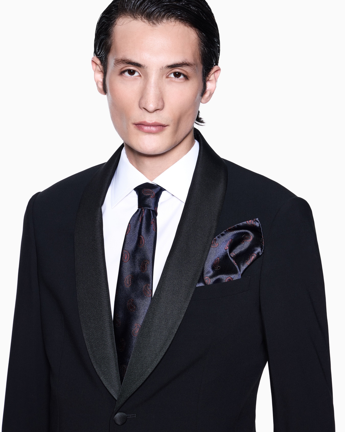 Jacquard silk pocket square Slide 2