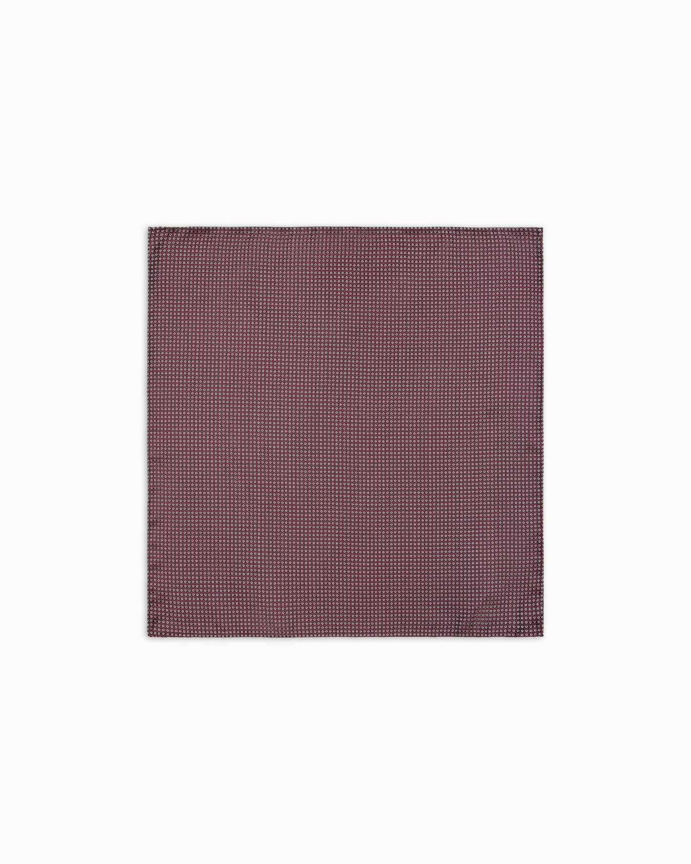 Geometric silk jacquard pocket square Slide 0