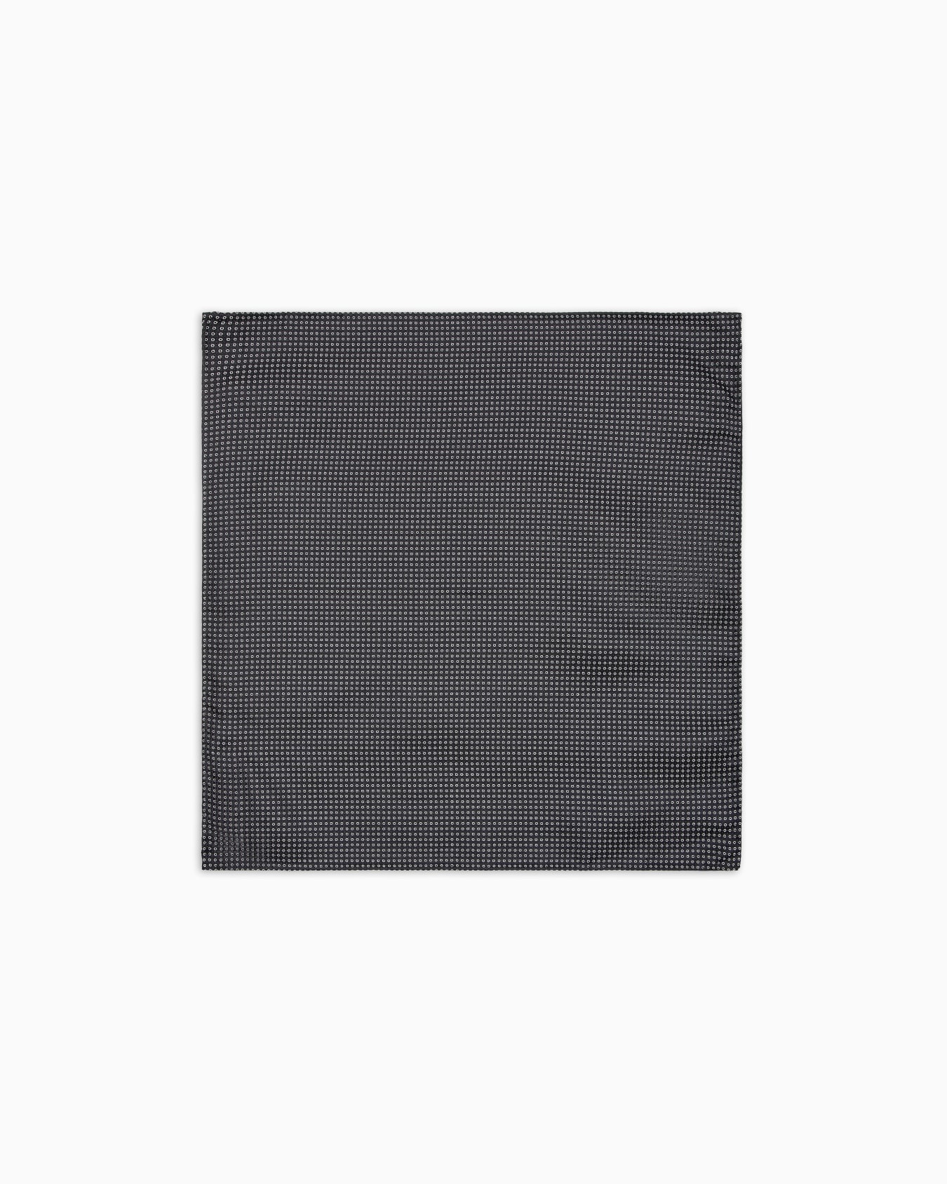 Geometric silk jacquard pocket square Slide 0