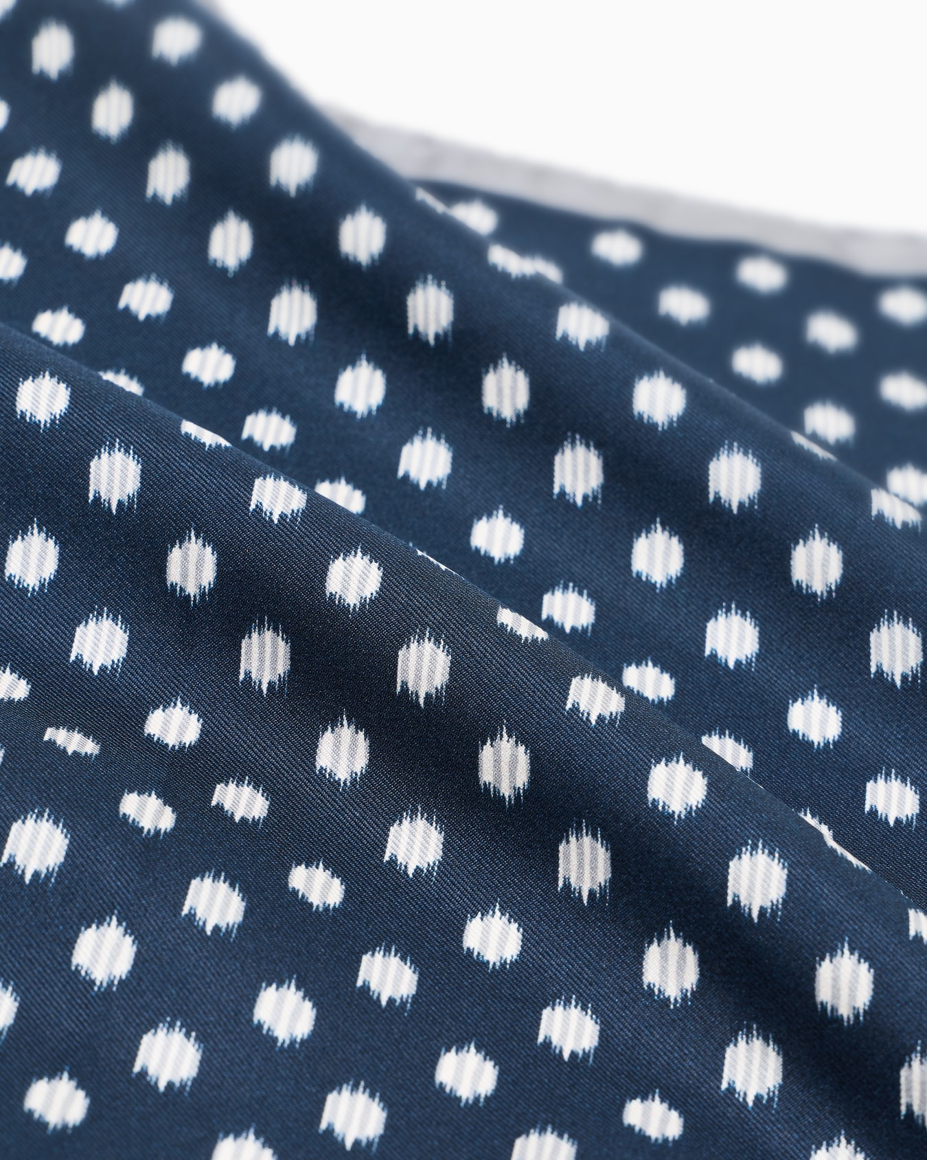 ASV ポケットチーフ シルク プリント スライドする 1