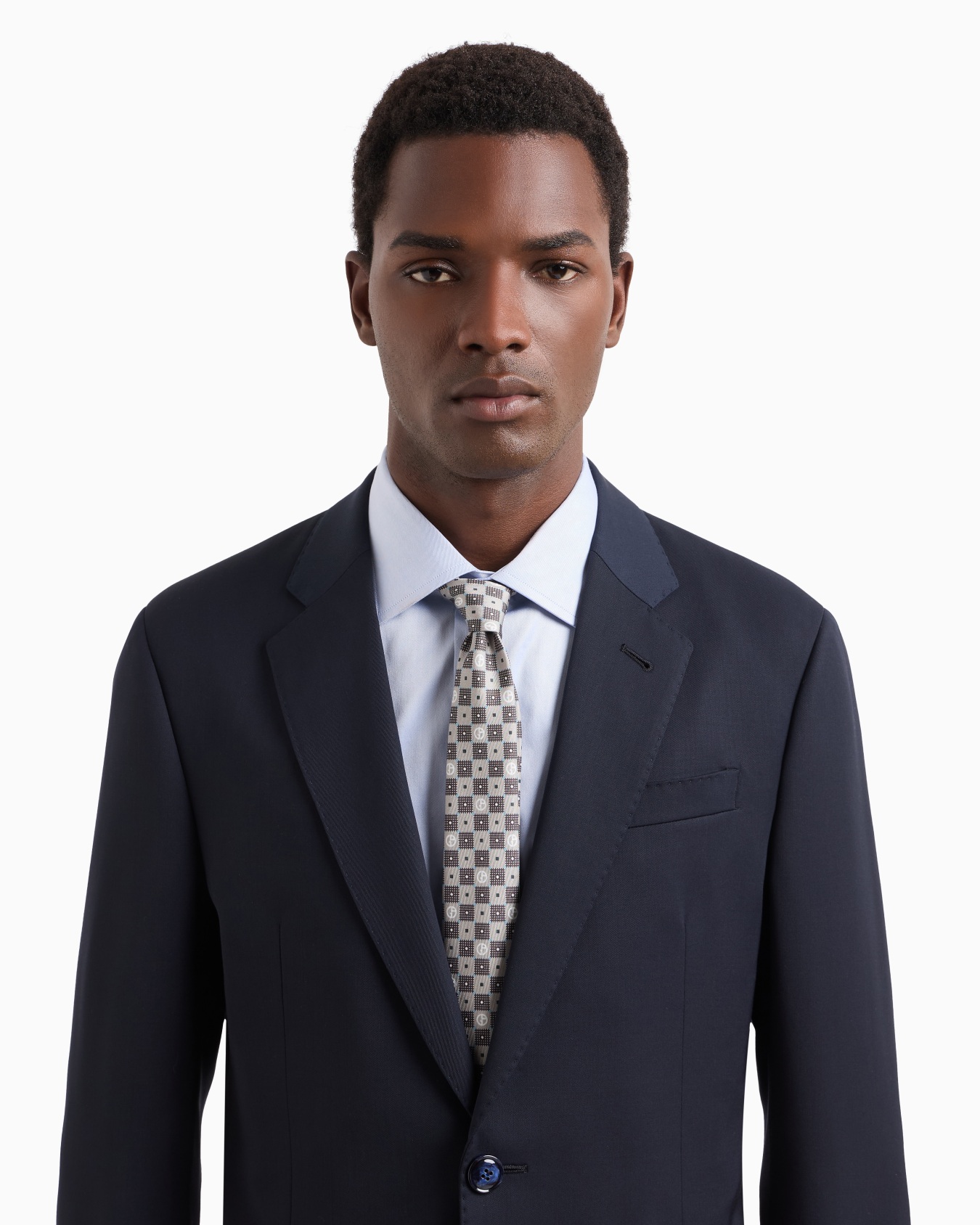 Printed silk tie Slide 2