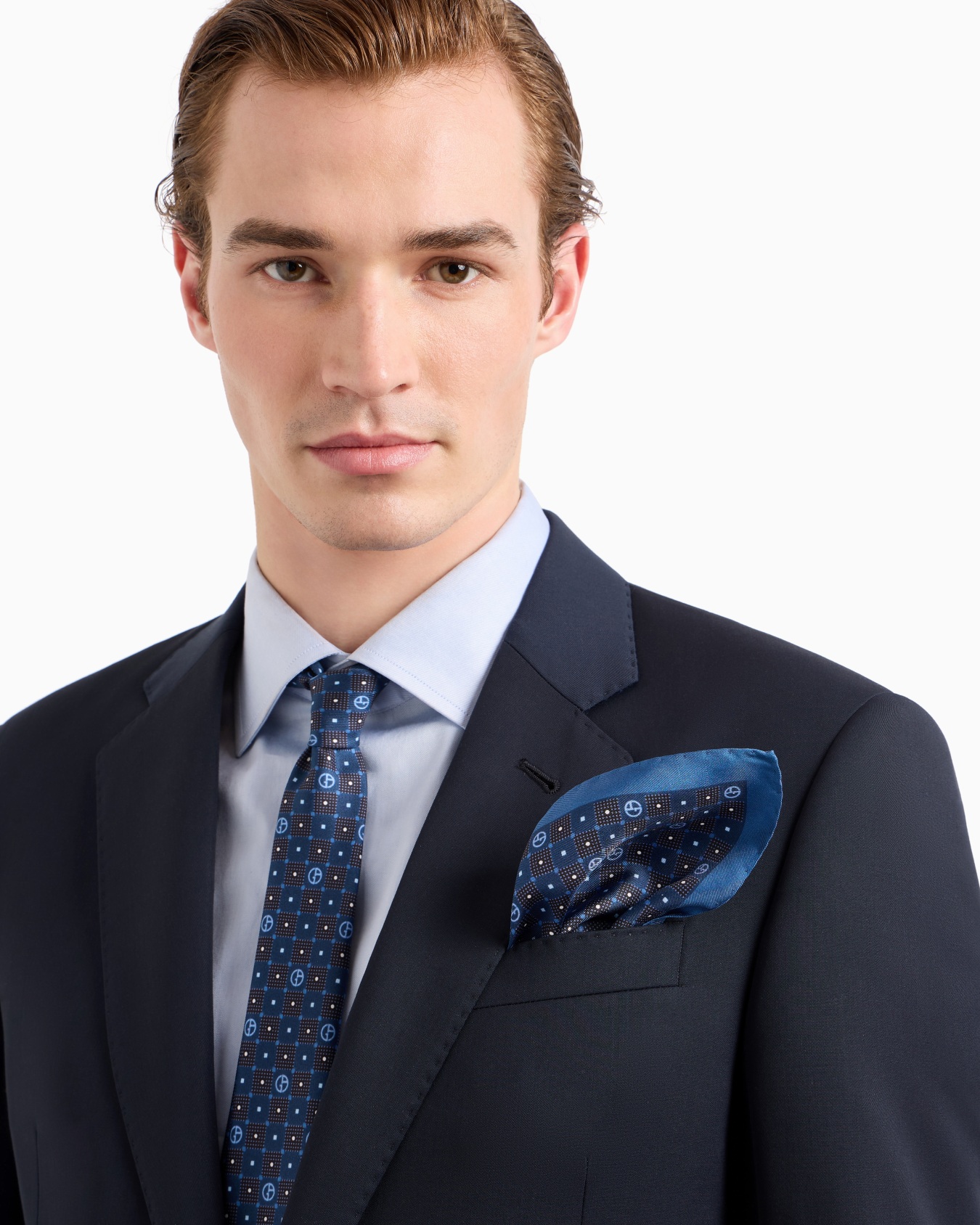 Corbata de seda estampada Diapositiva 2
