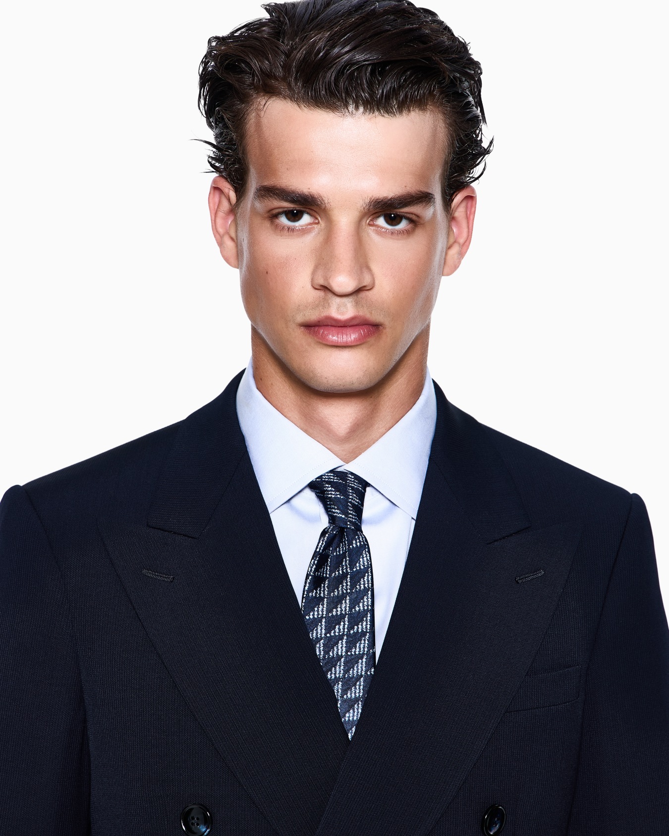 Cravate en soie imprimée ASV Diapositive 2