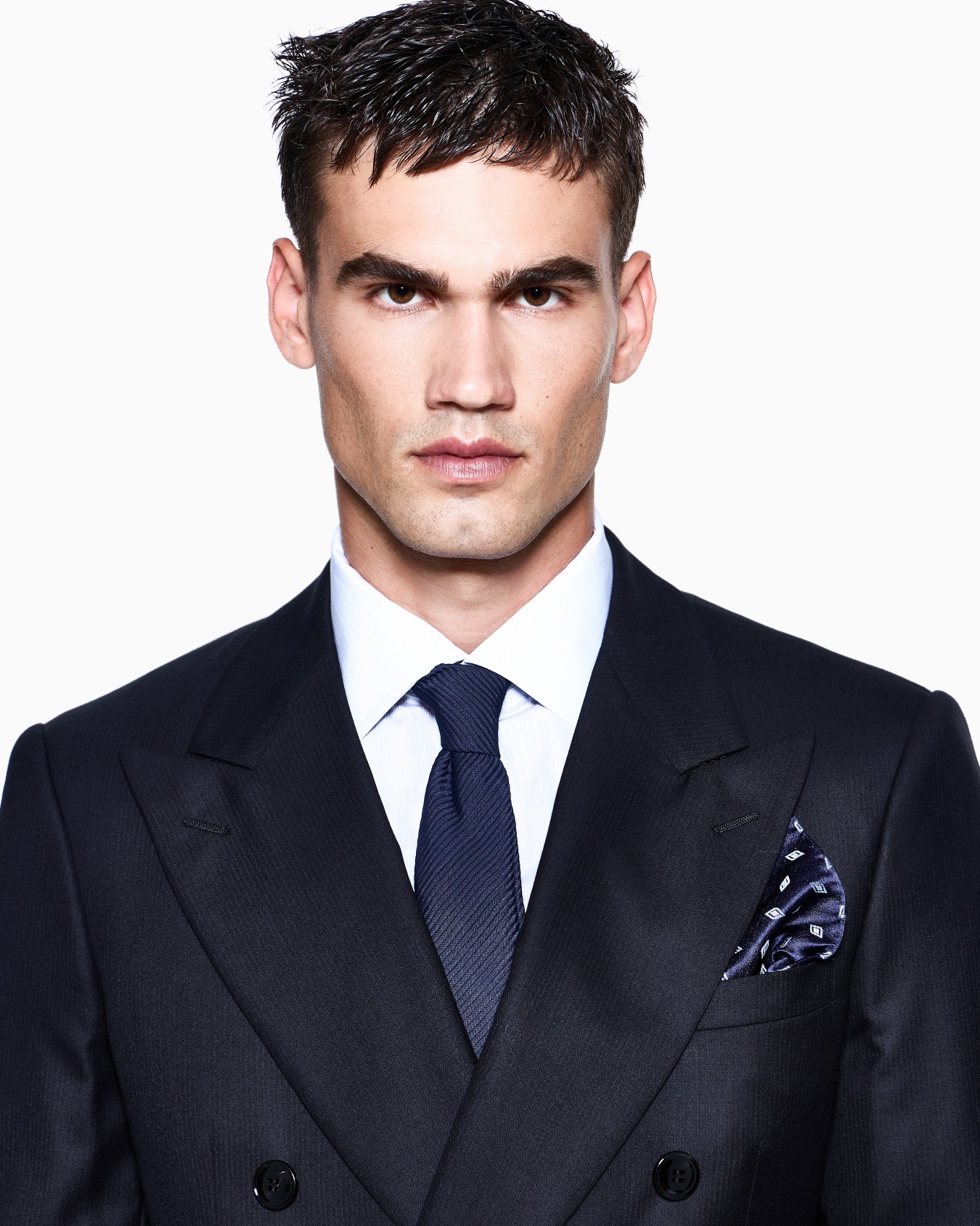 Corbata de viscosa y seda Diapositiva 2