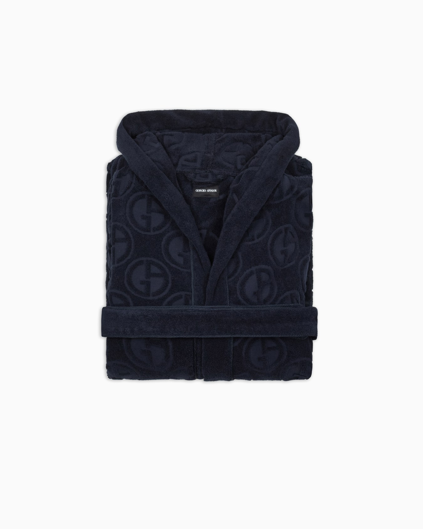 Monogram cotton terry bathrobe Slide 3