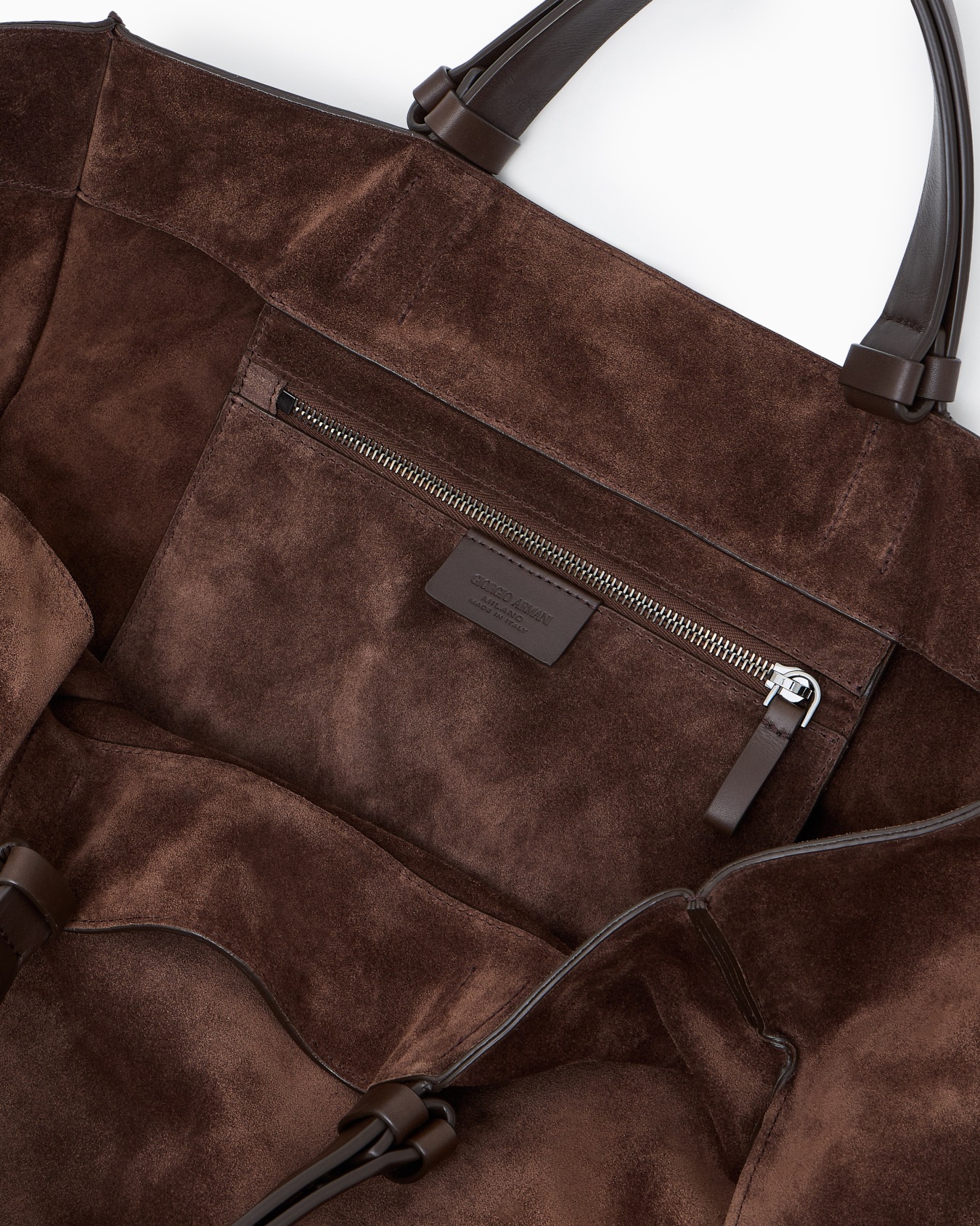 Suede shopper bag Slide 3