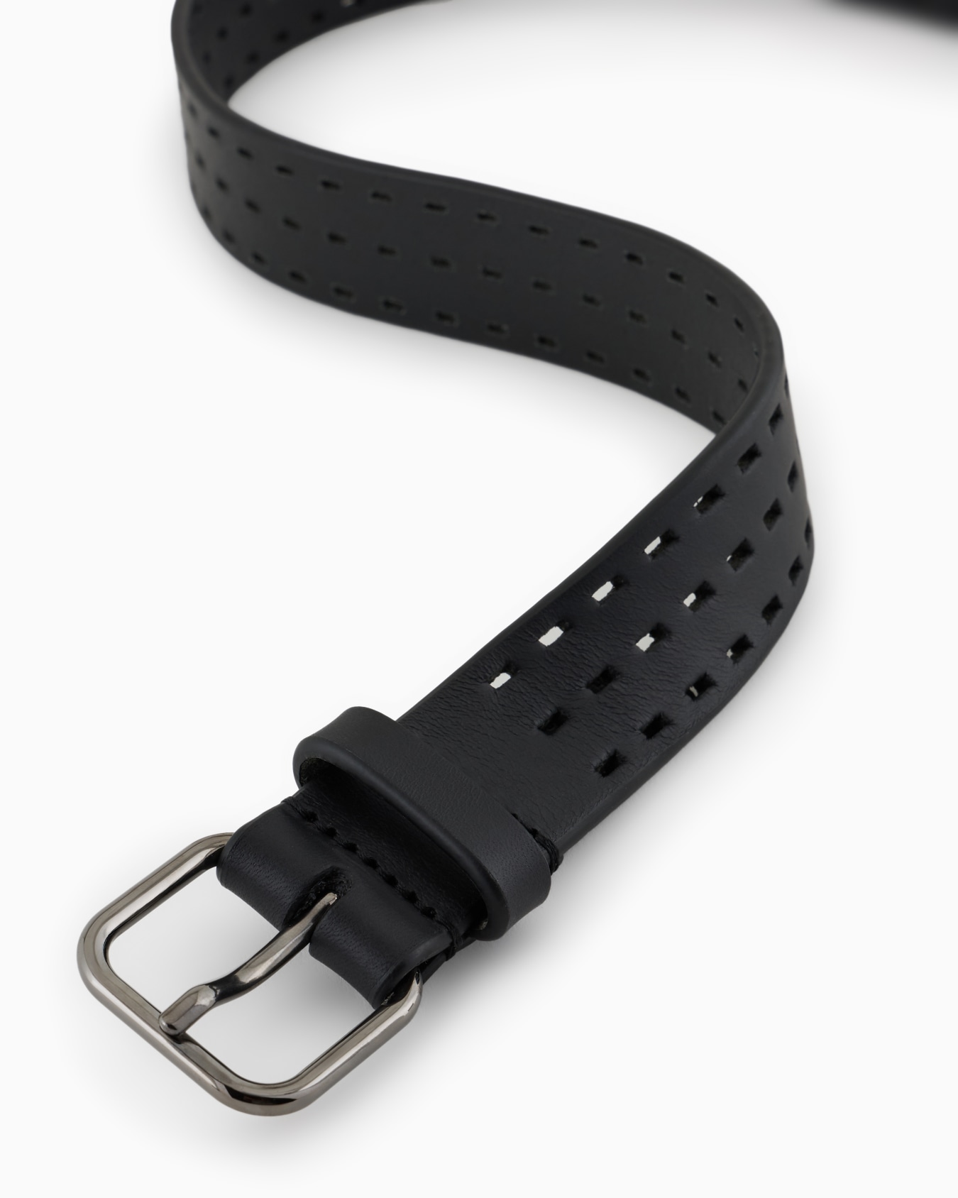 Perforated leather belt Slide 1