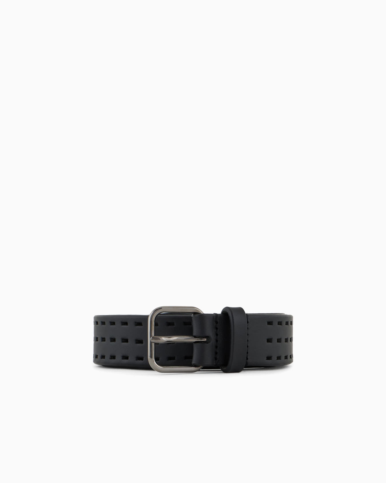 Perforated leather belt Slide 0