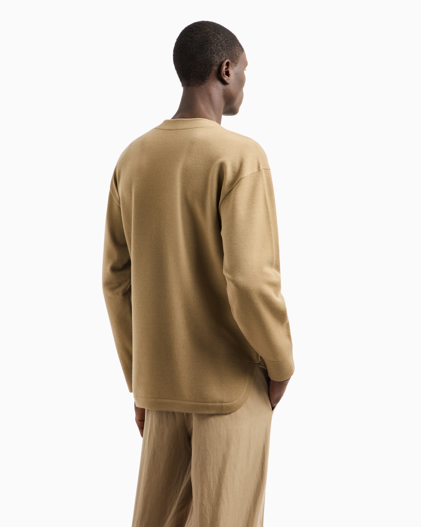 Virgin-wool blend crew-neck jumper Slide 2