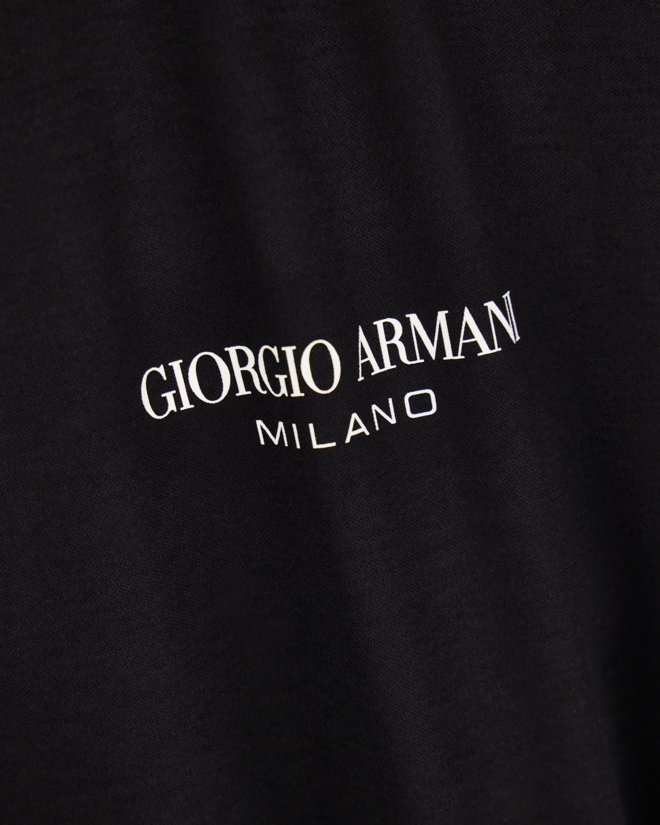 Cotton crew neck t-shirt in interlock with logo  Slide 4