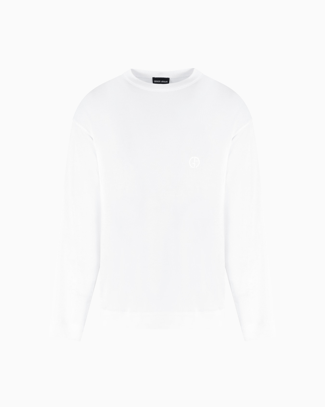 Viscose crew-neck sweatshirt Slide 0