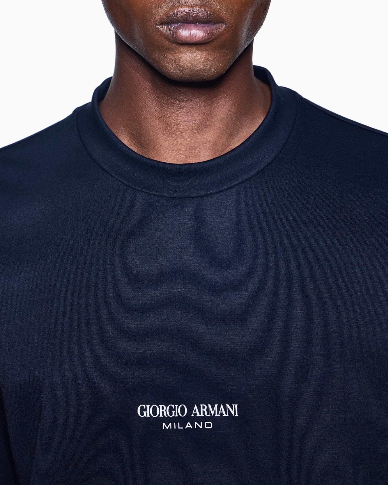 Micromodal jersey crew-neck sweatshirt Slide 4