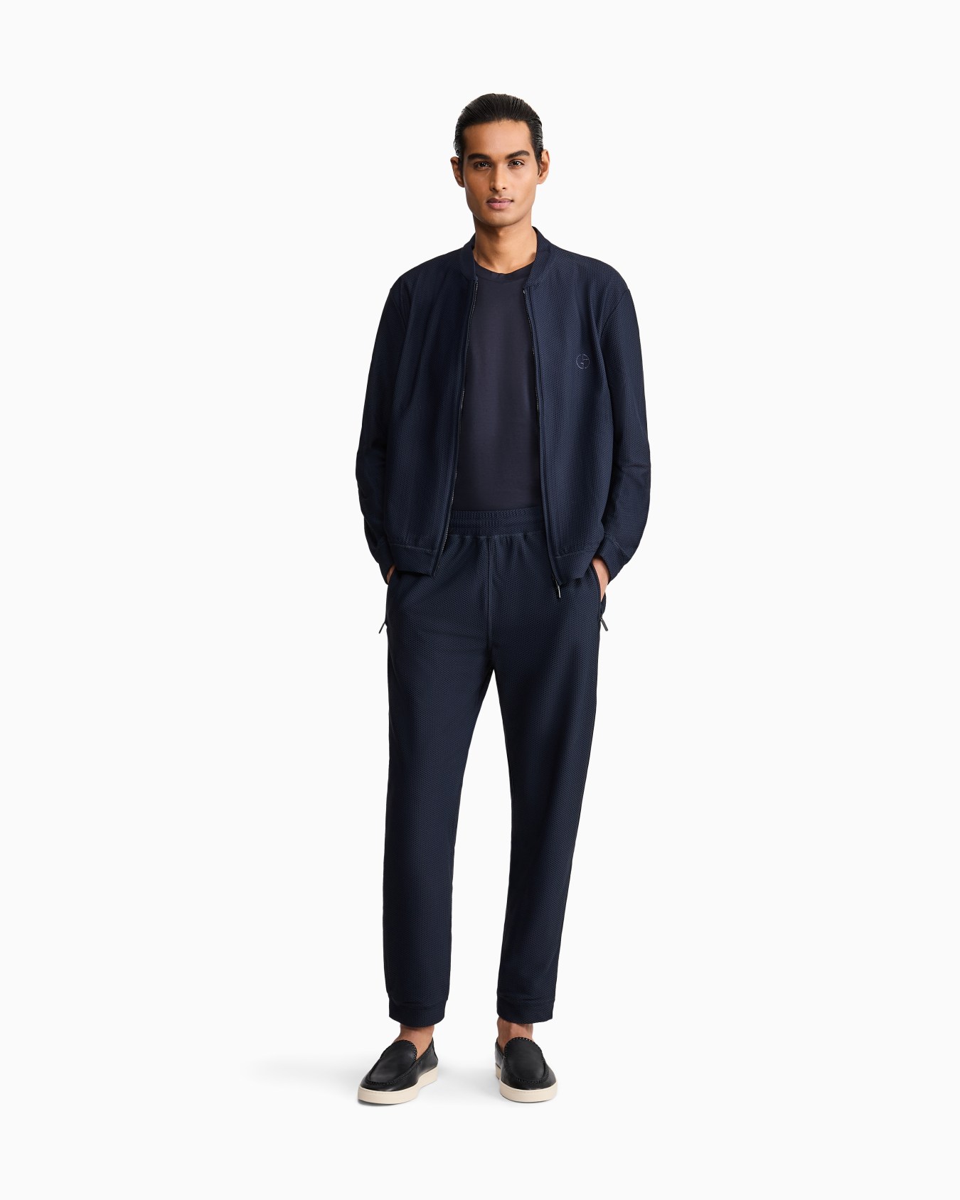 Technical waffle blouson Slide 1