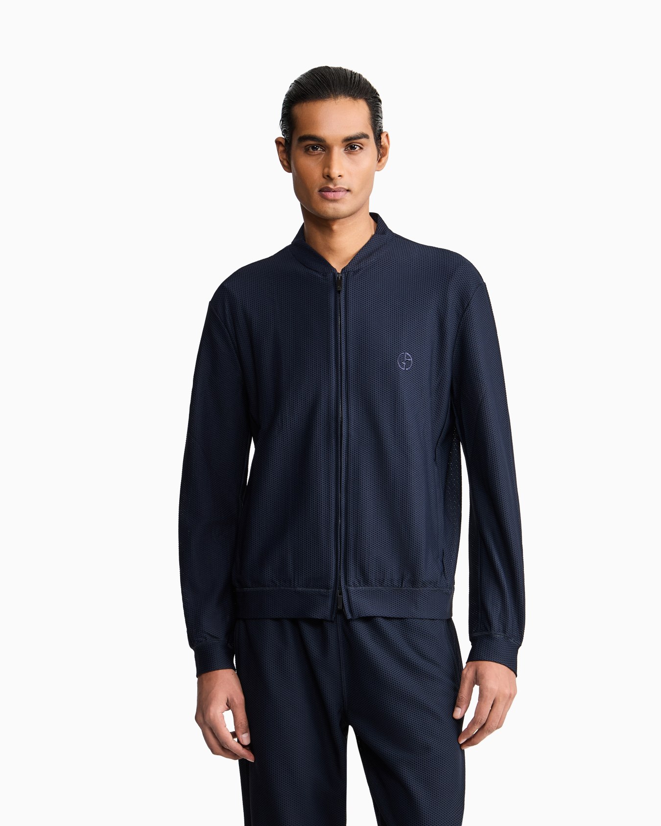 Technical waffle blouson Slide 3