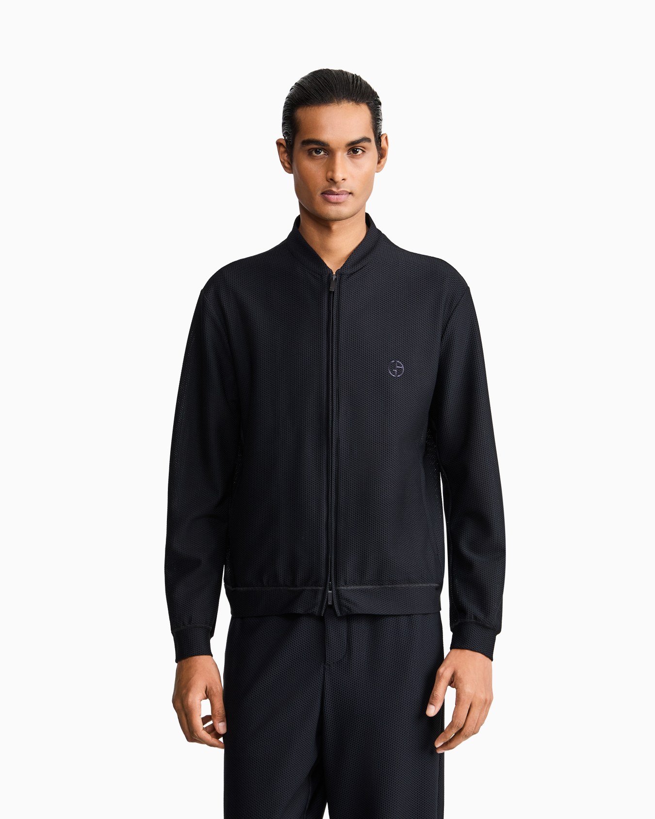 Technical waffle blouson Slide 3