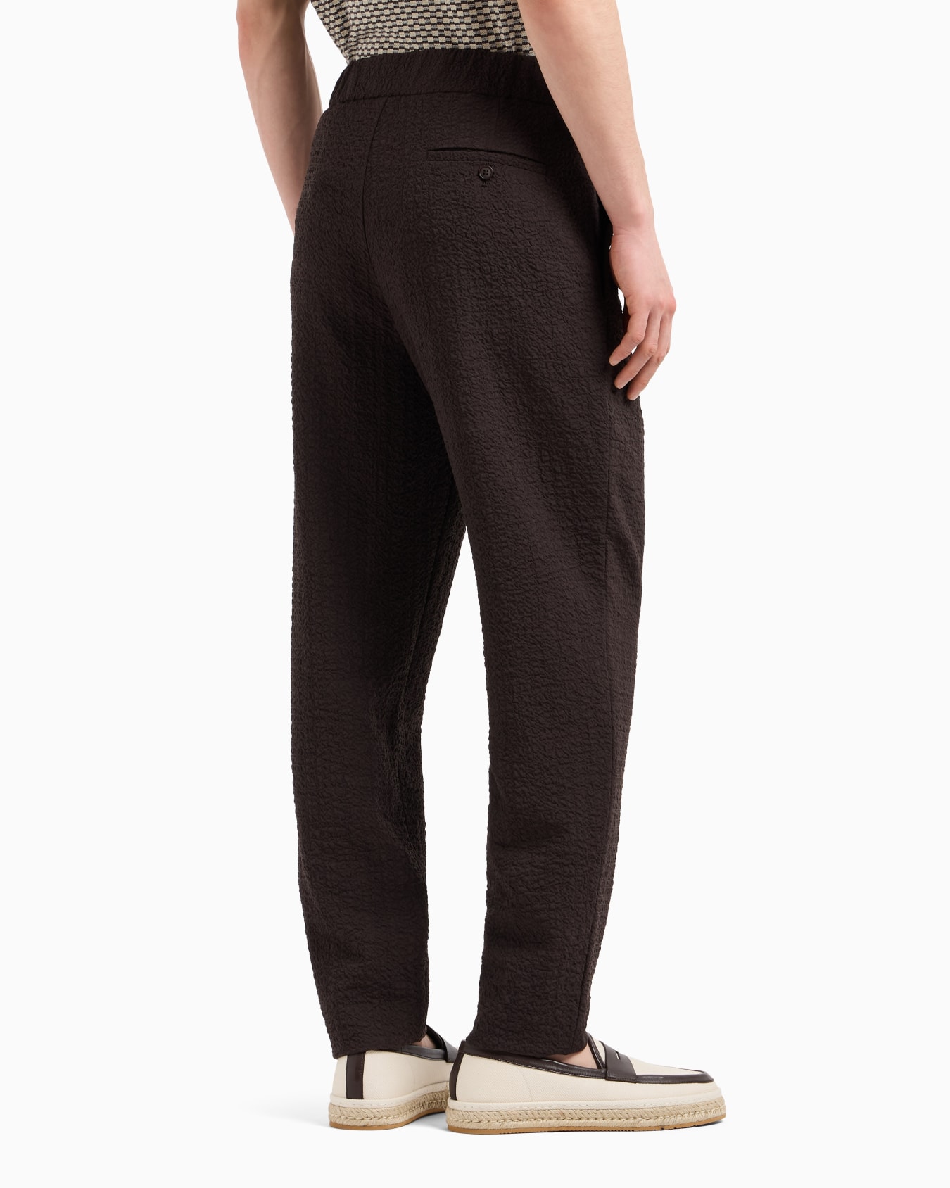 Single-pleat stretch-wool trousers Slide 2