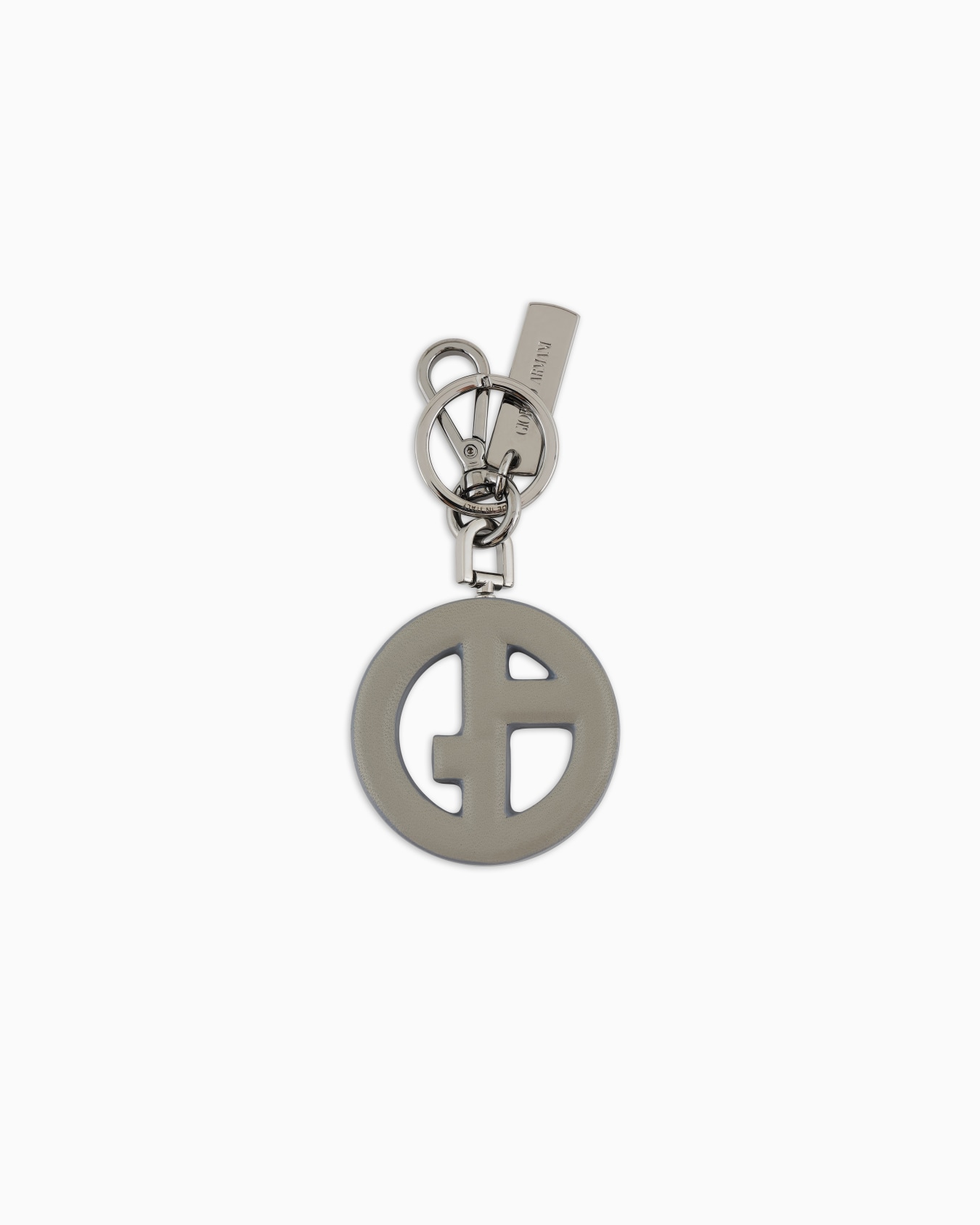 Nappa leather keyring with GA logo Slide 0