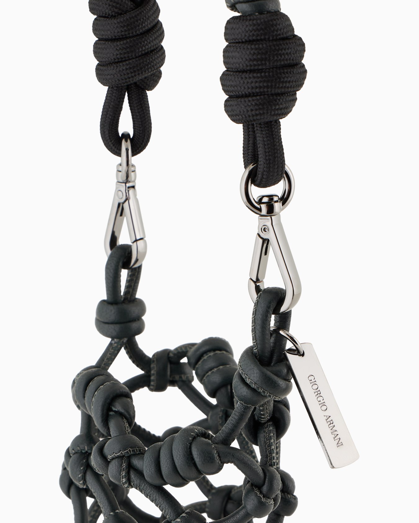 Braided nappa leather bottle holder Slide 2