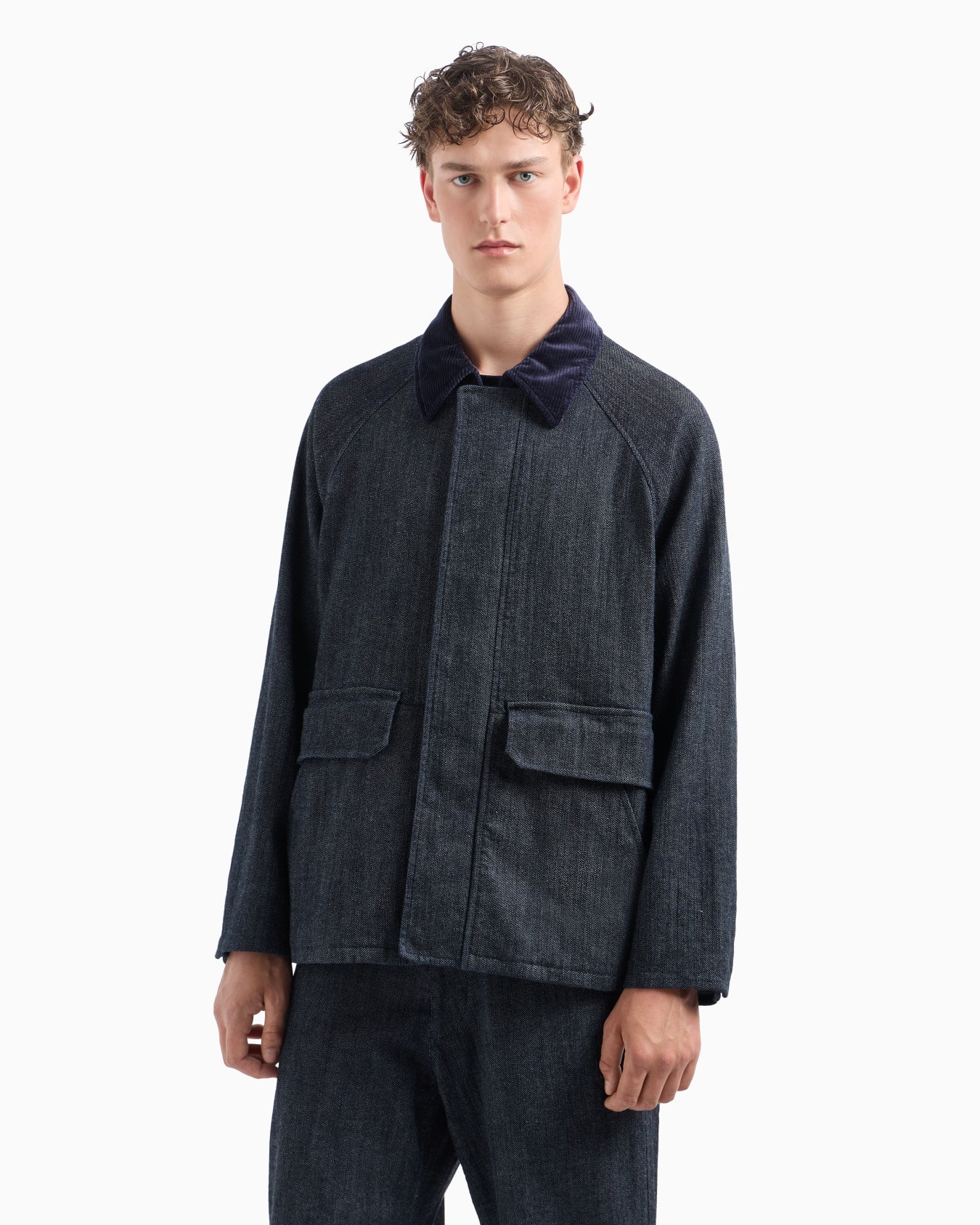 Denim Collection cotton-denim blouson Slide 4
