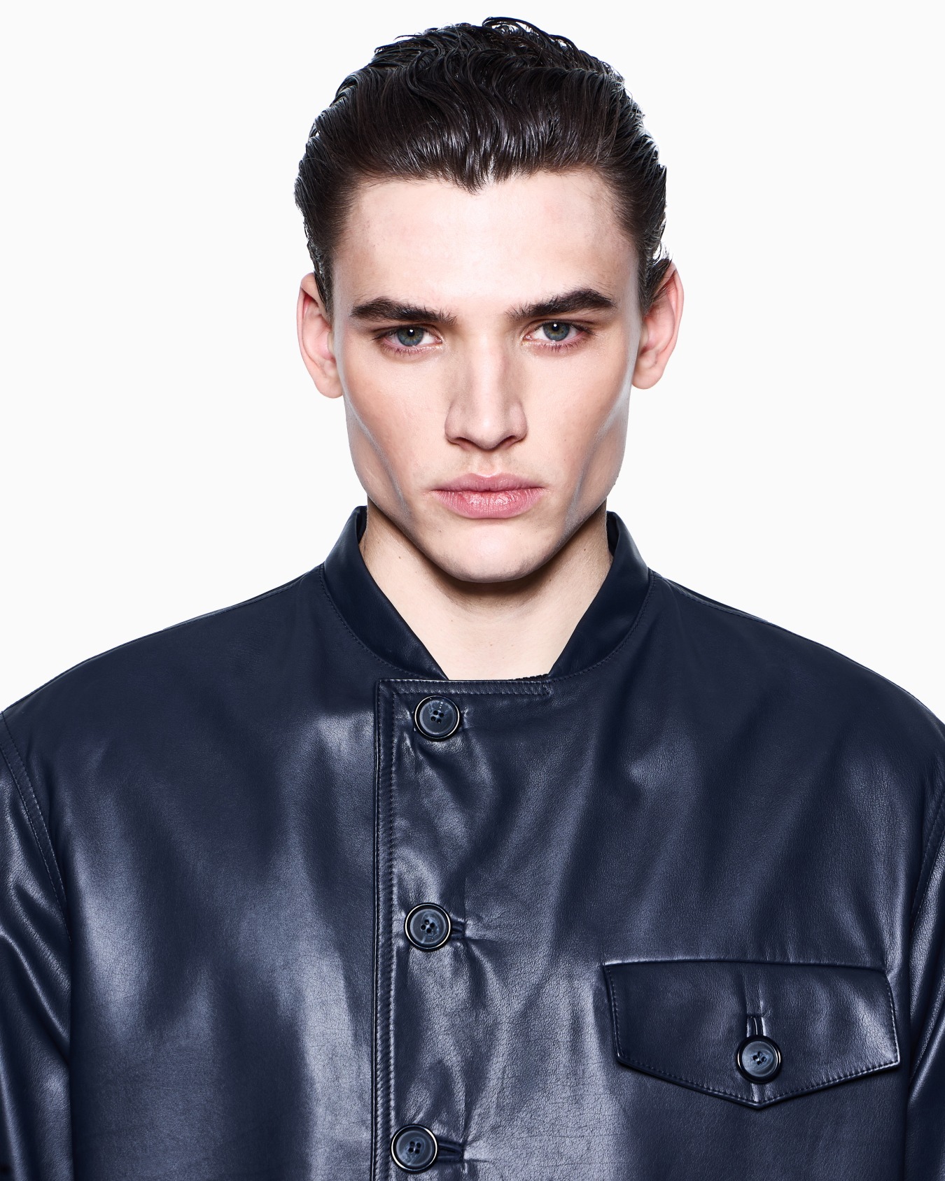 Glove-quality nappa-leather blouson Slide 4