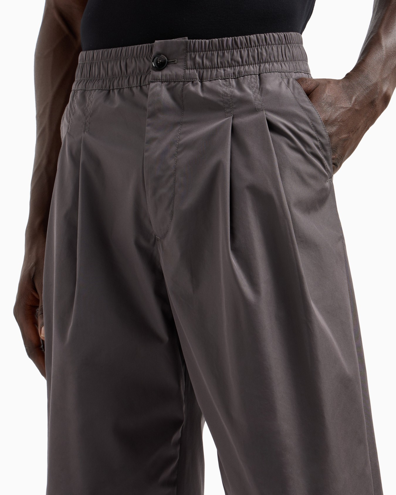 Cotton-blend two-pleat trousers Slide 5
