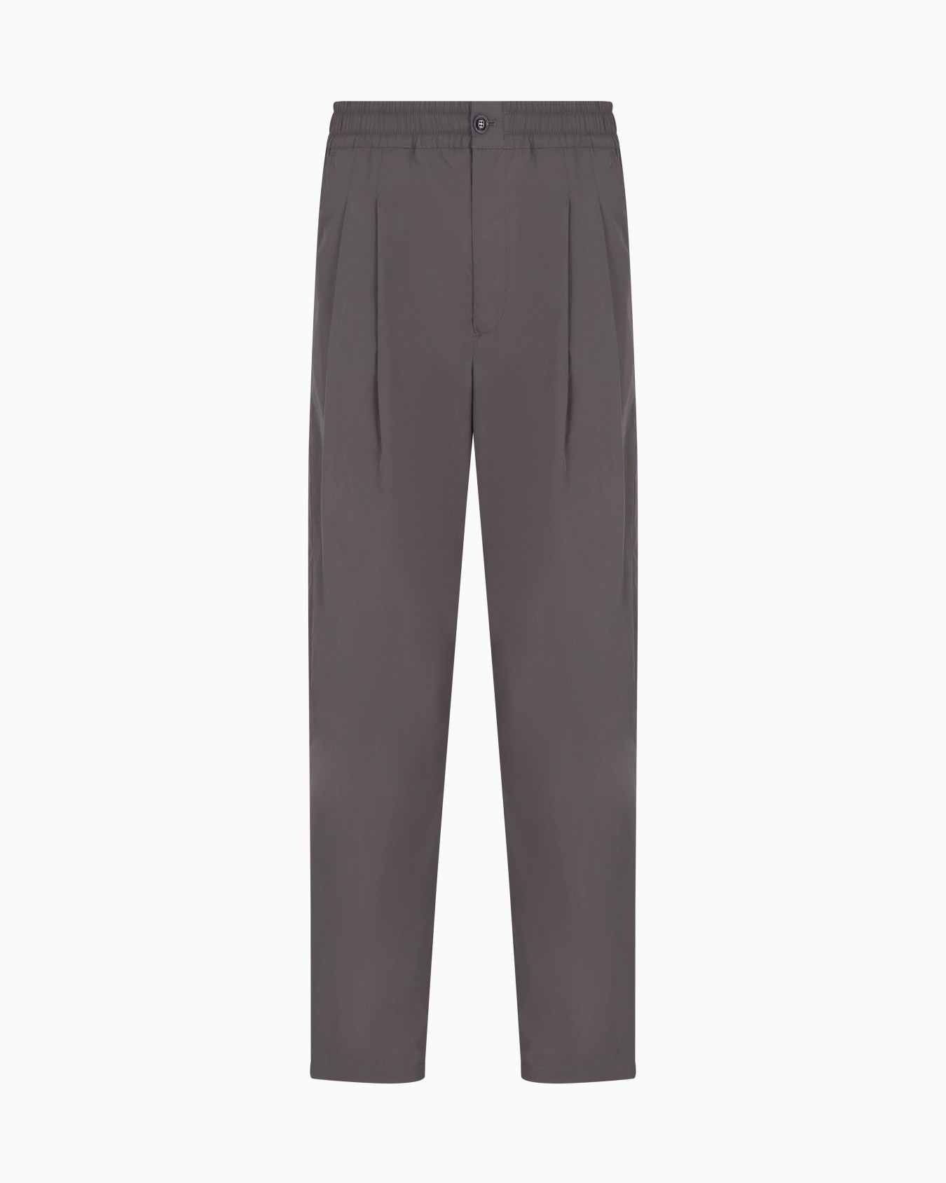 Cotton-blend two-pleat trousers Slide 0