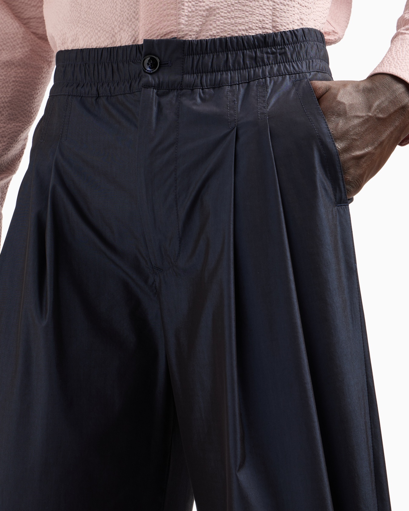 Cotton-blend two-pleat trousers Slide 5