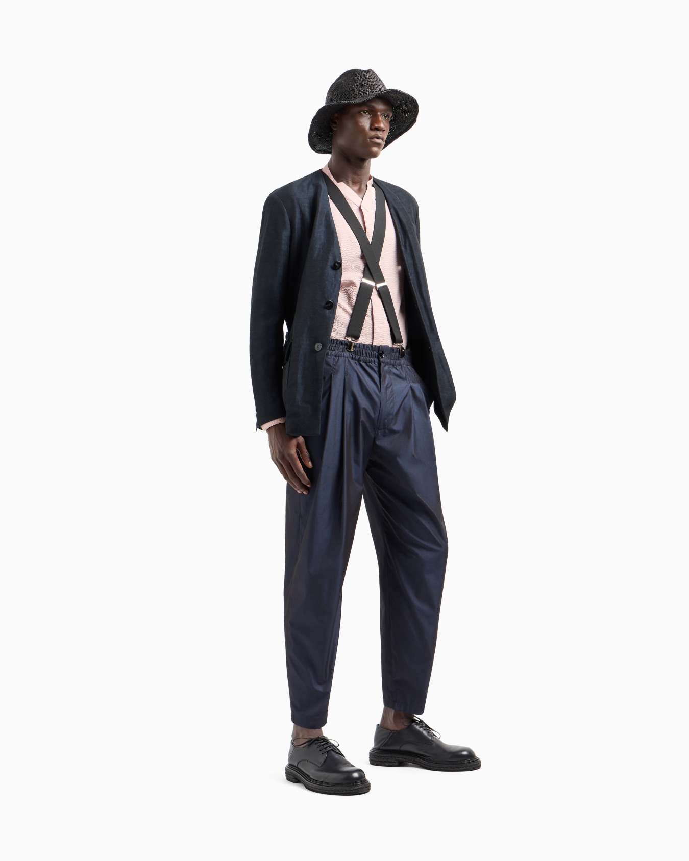 Cotton-blend two-pleat trousers Slide 2