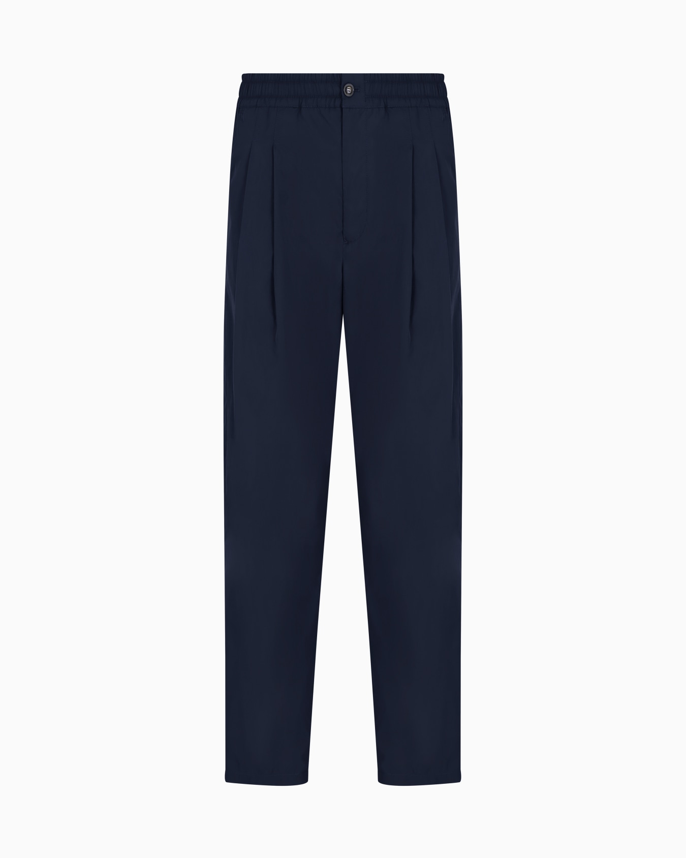 Cotton-blend two-pleat trousers Slide 0