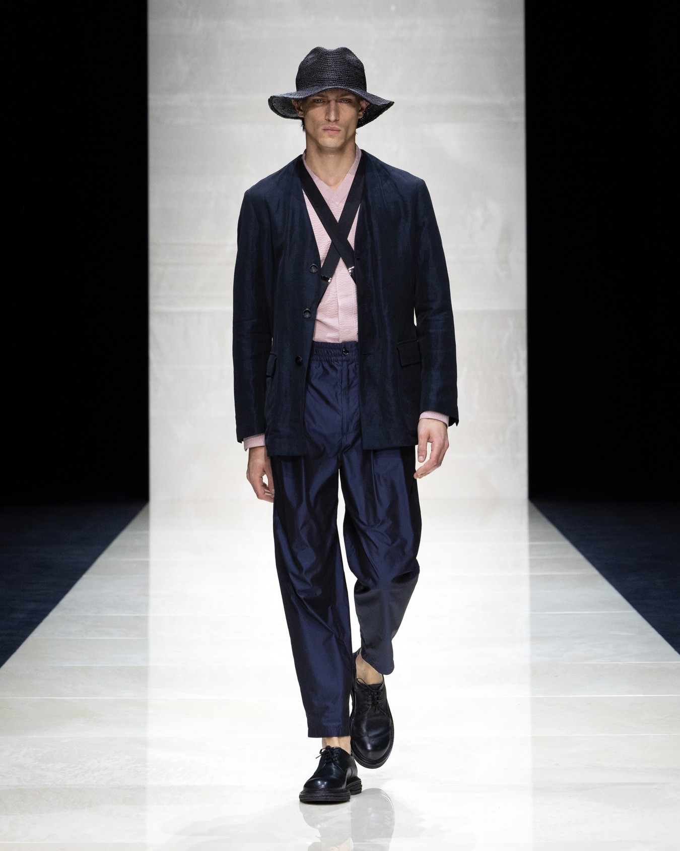 Cotton-blend two-pleat trousers Slide 6