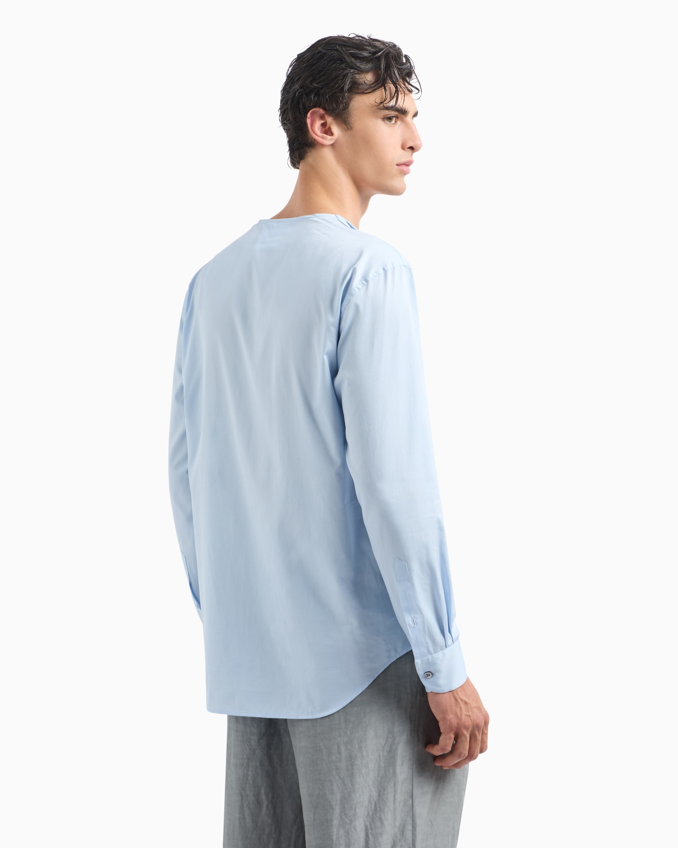 Luxury cotton twill polo shirt  Slide 3