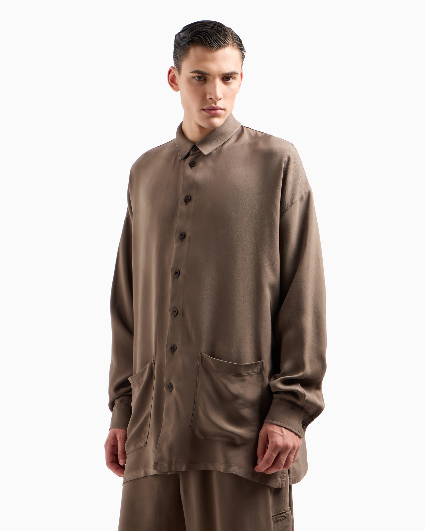 Hemdjacke aus Viskose Folie 4