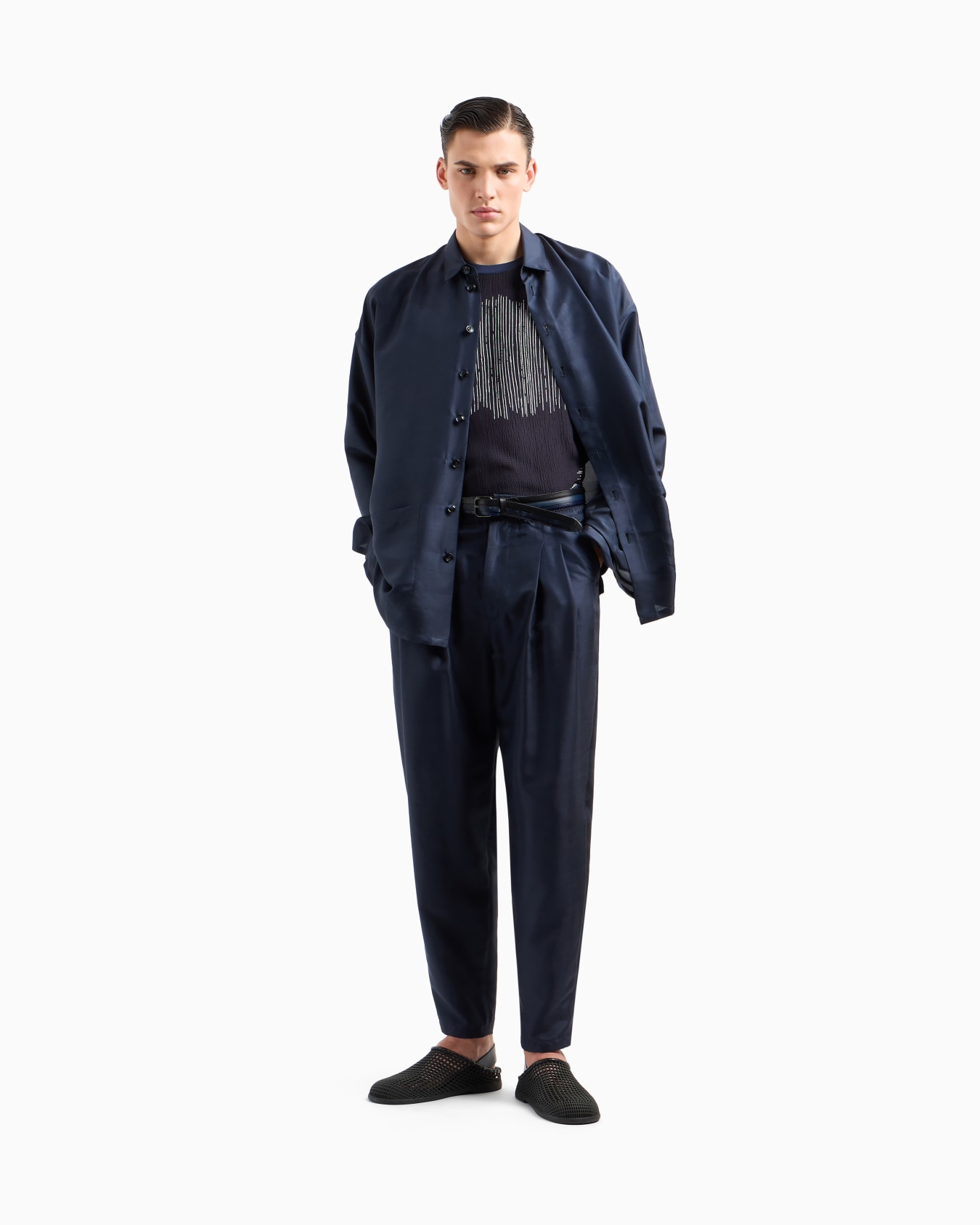 Silk shirt jacket Slide 2
