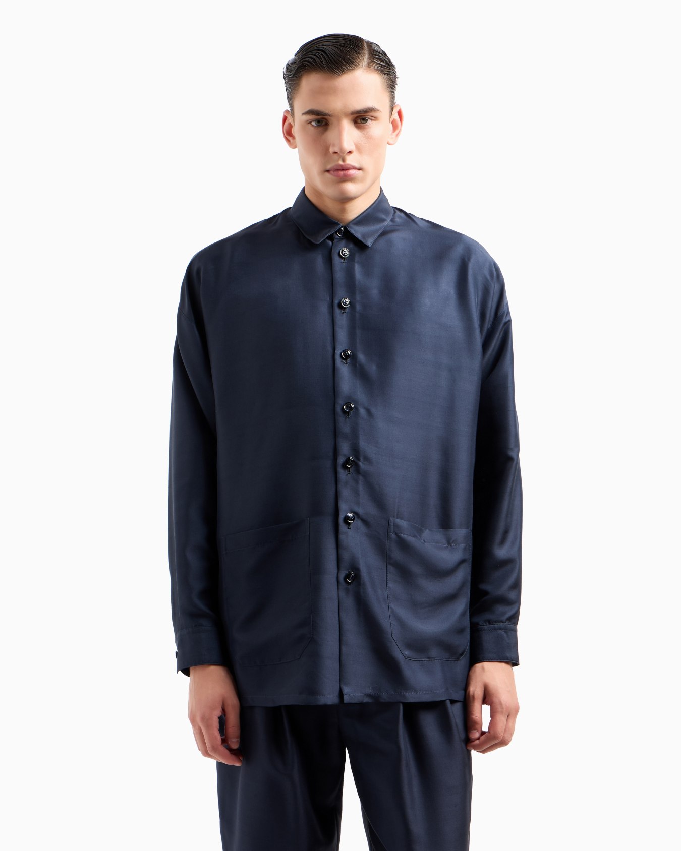Silk shirt jacket Slide 4