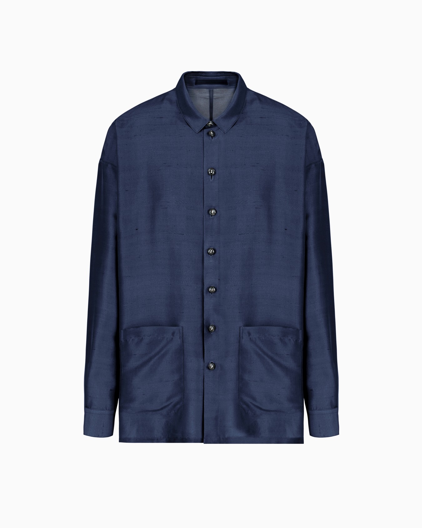 Silk shirt jacket Slide 0