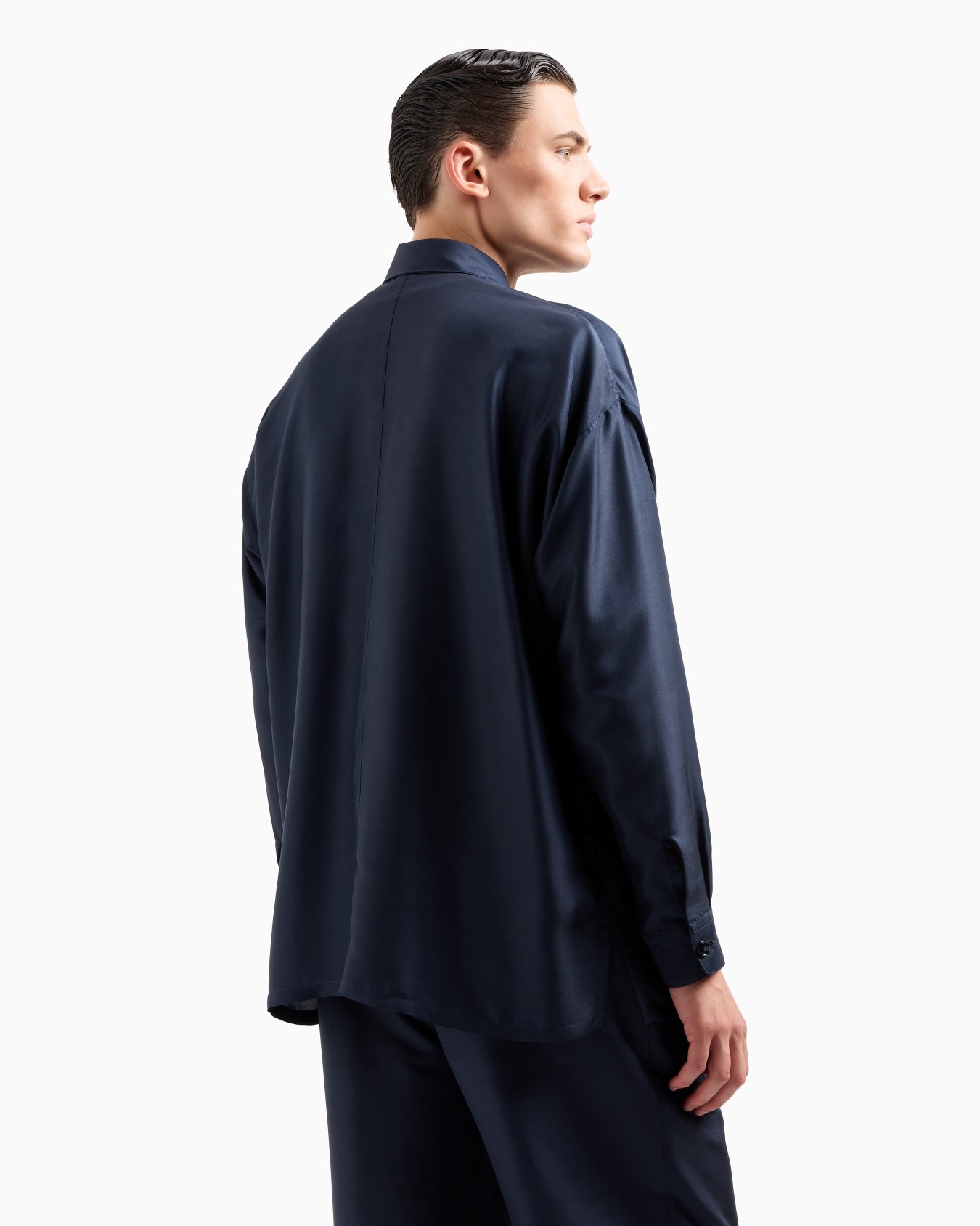 Silk shirt jacket Slide 3