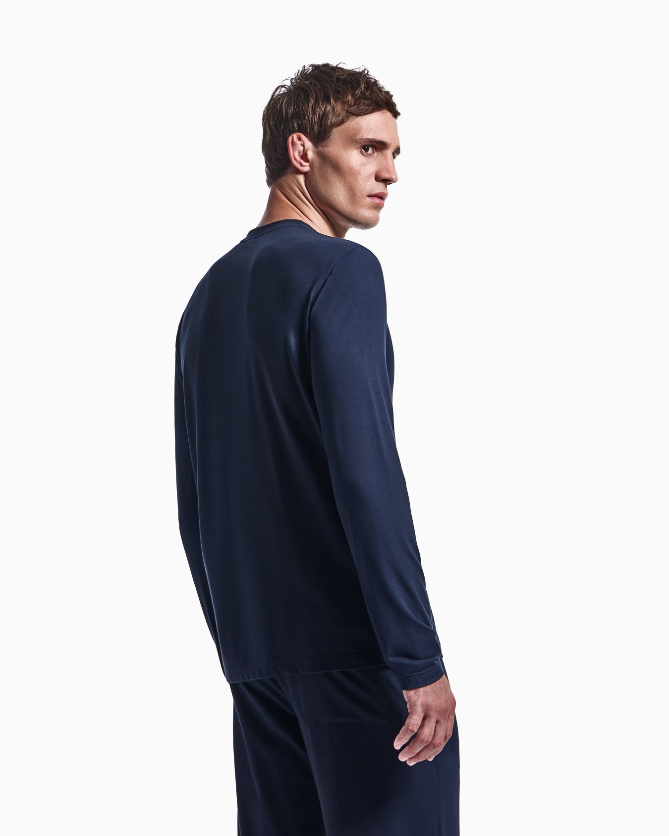 Stretch-modal crew-neck T-shirt Slide 2