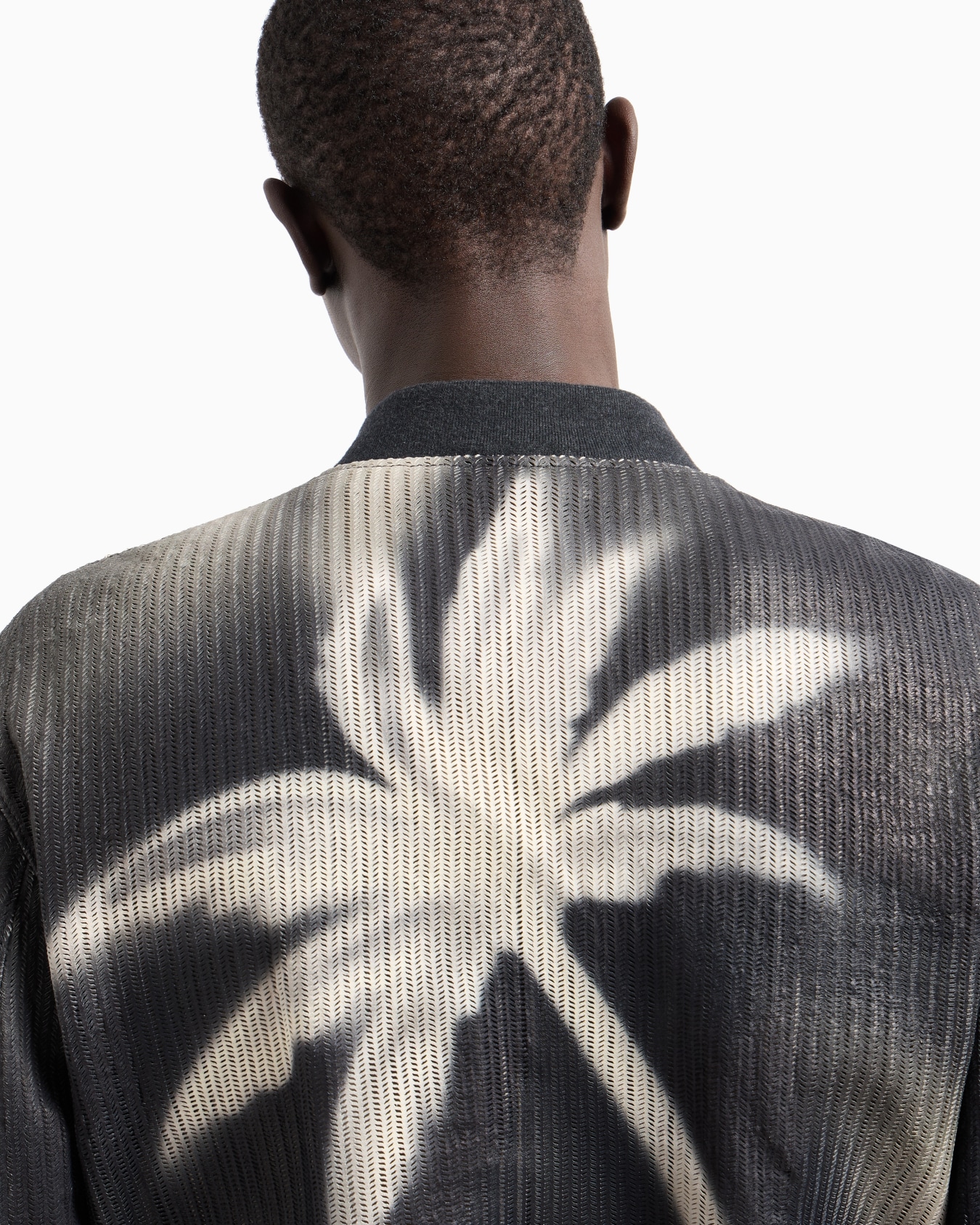 Blouson en nappa ajouré et imprimé Diapositive 5