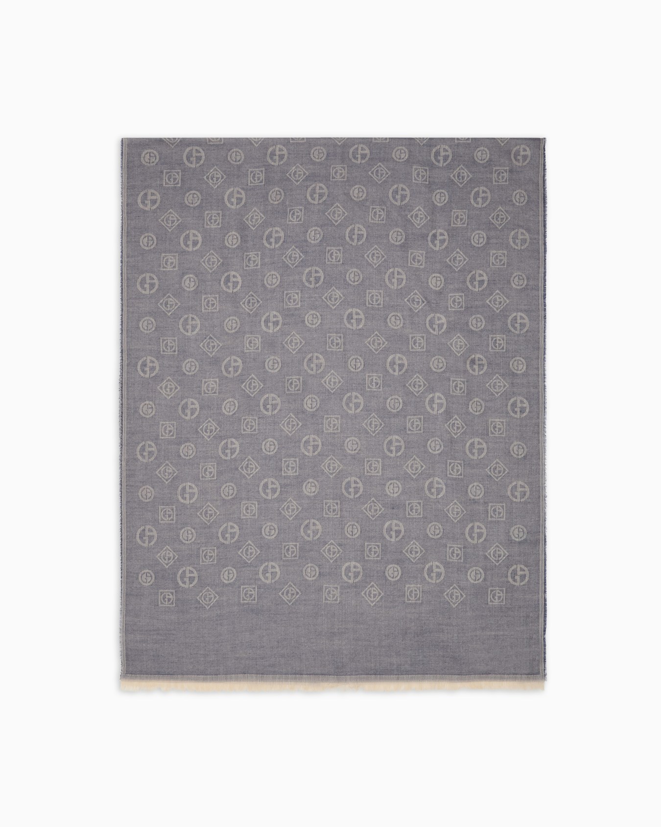 Jacquard cashmere stole Slide 0
