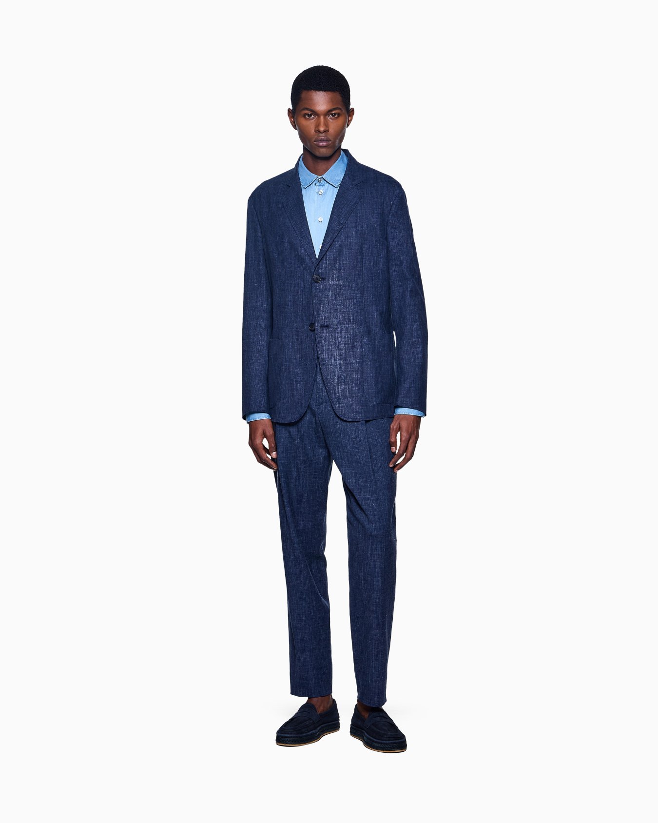 Hemd in Regular Fit aus Baumwolldenim Folie 1
