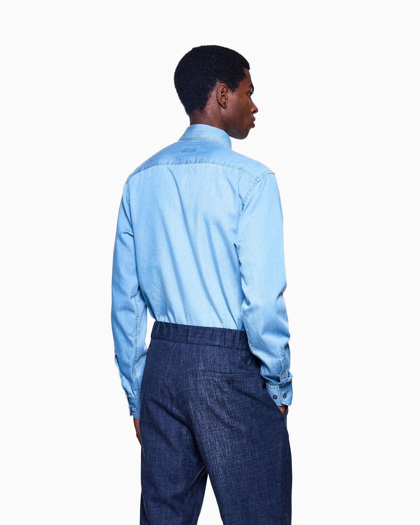 Hemd in Regular Fit aus Baumwolldenim Folie 2