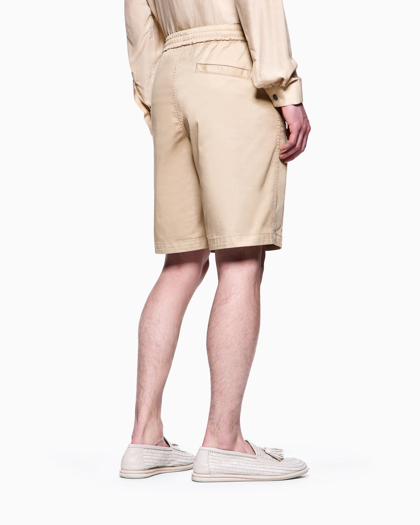 Bermuda in gabardine di cotone stretch Slide 5