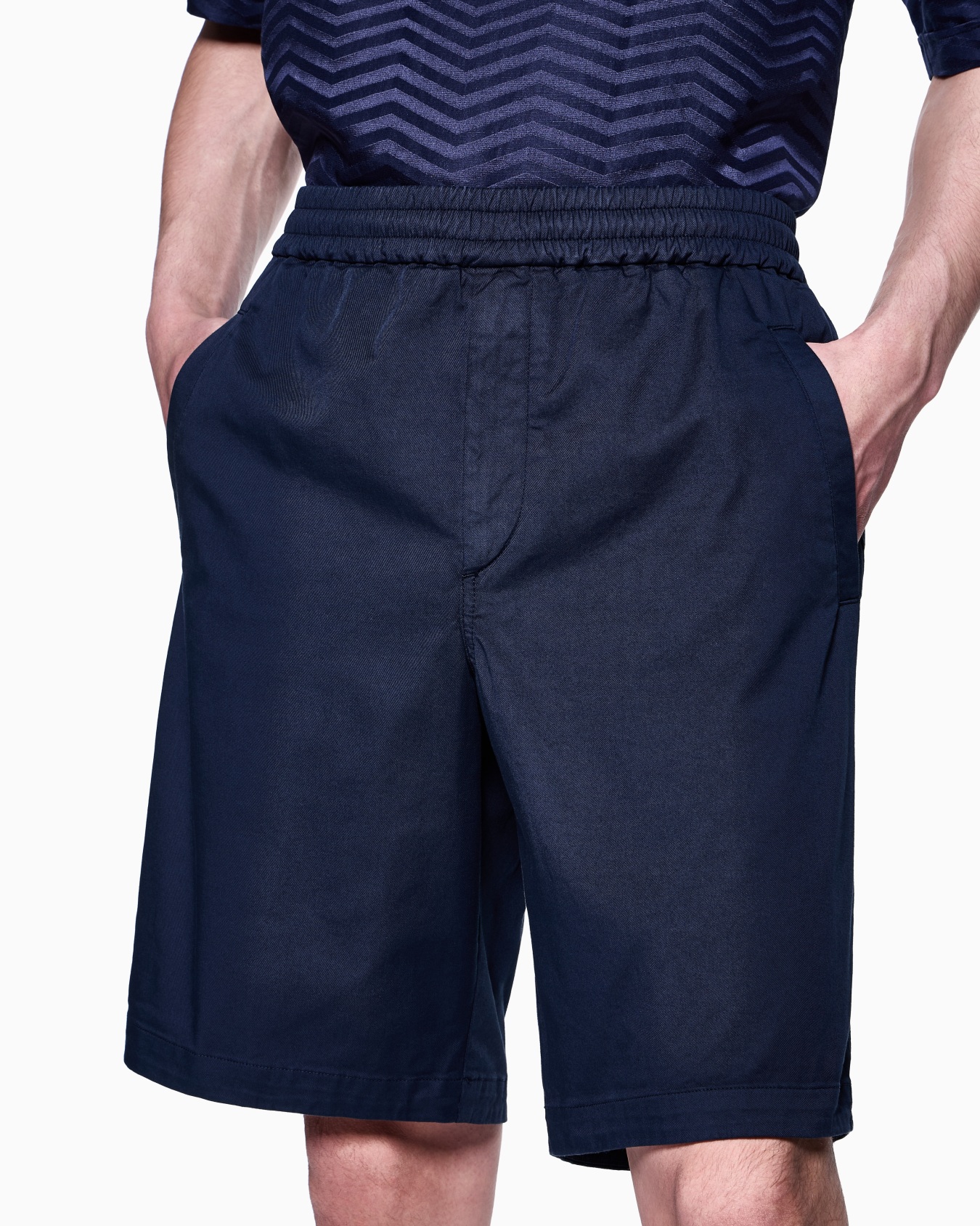 Bermuda shorts in stretch-cotton gabardine Slide 4