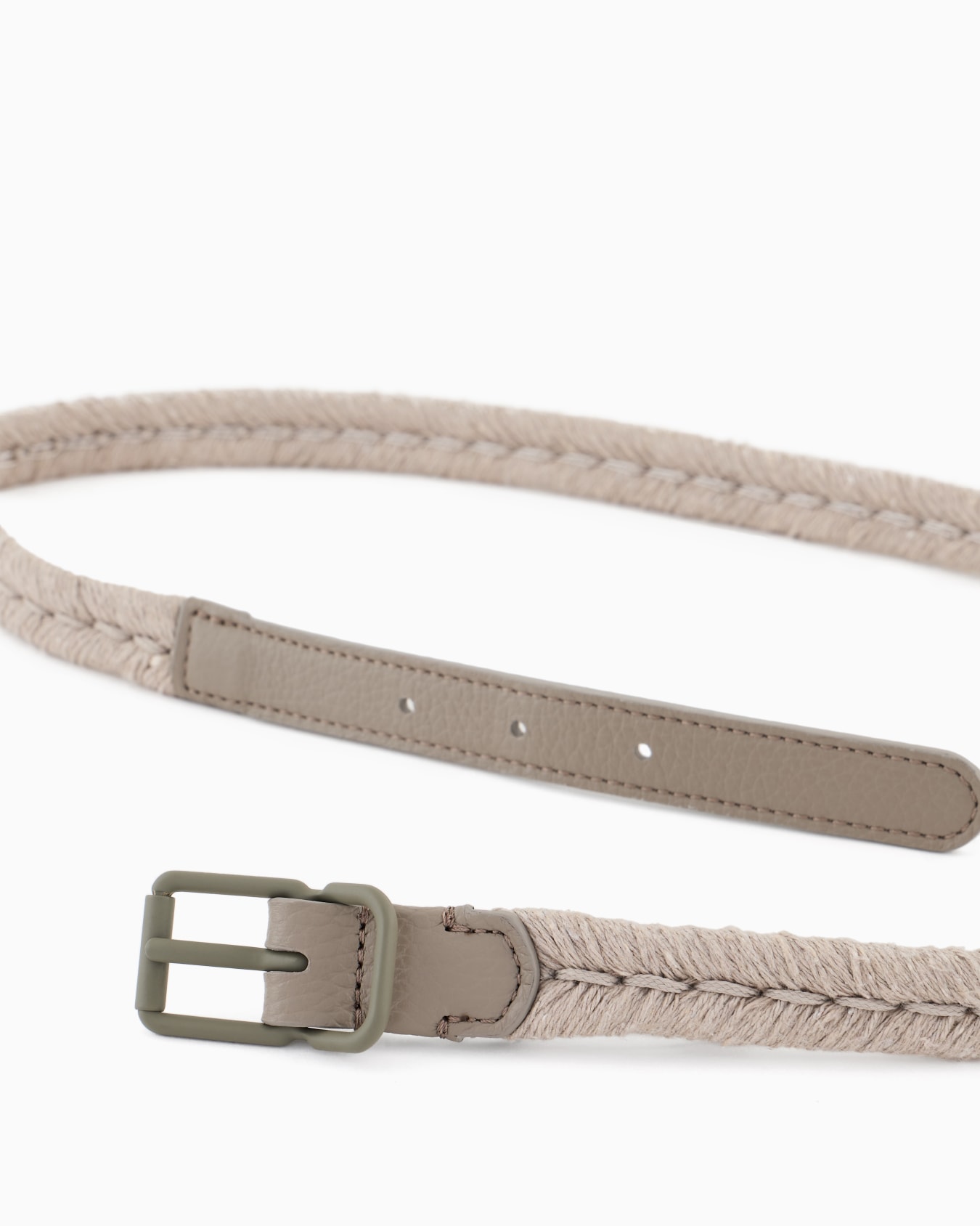 Ceinture en corde et cuir Diapositive 1