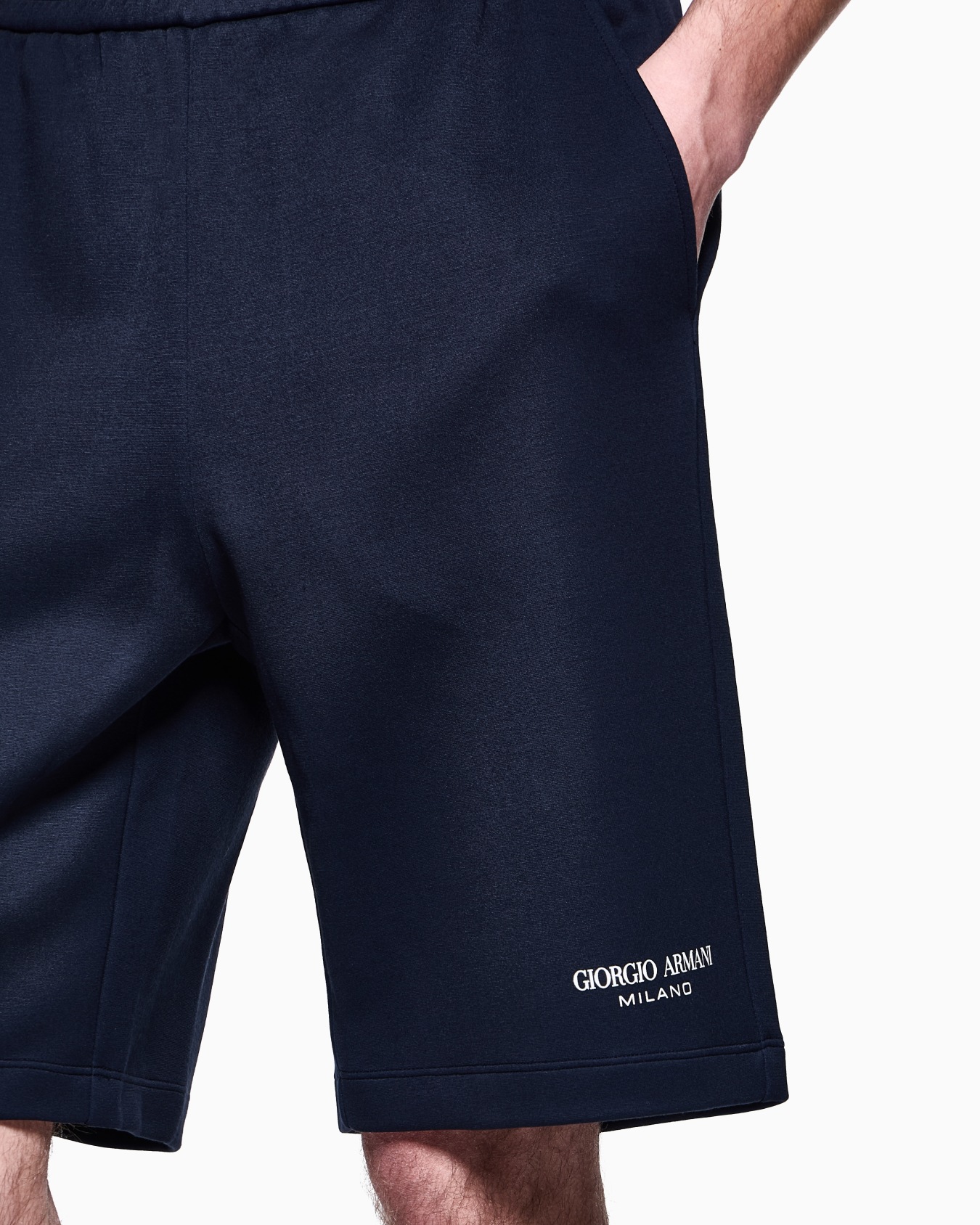 Modal-blend double-jersey Bermuda shorts Slide 4