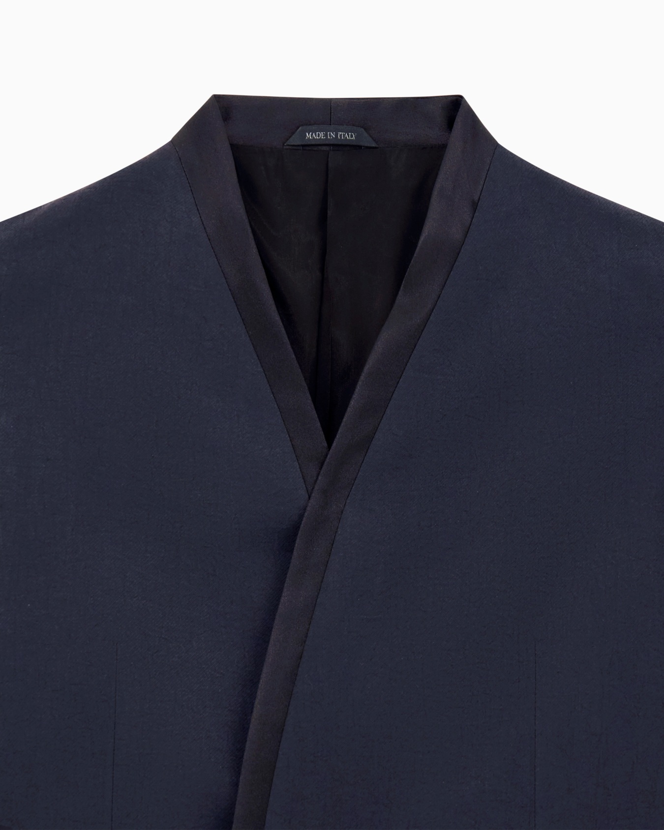 ASV アプトンライン タキシードジャケット ウォッシュドシルク／リネン混紡 スライドする 4