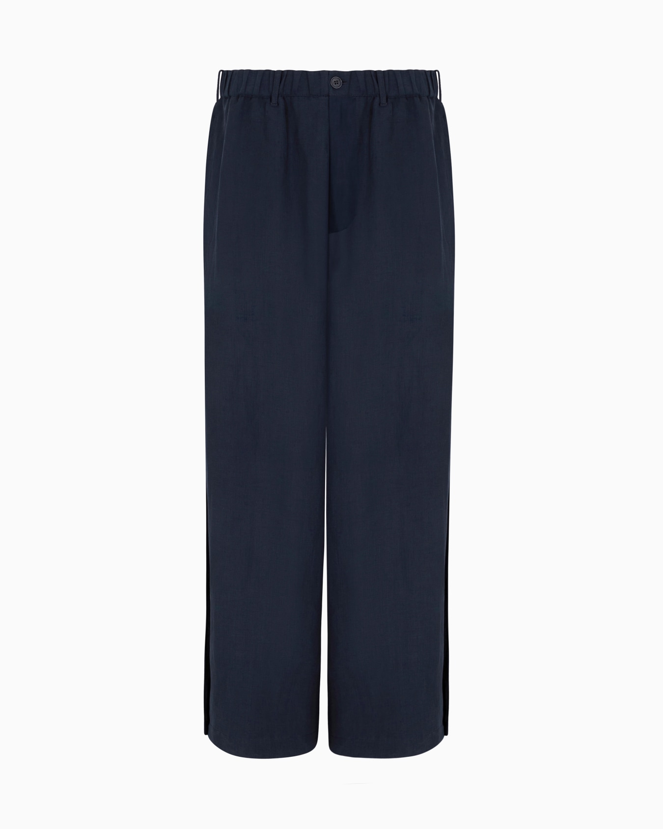 Linen and silk wide trousers Slide 0