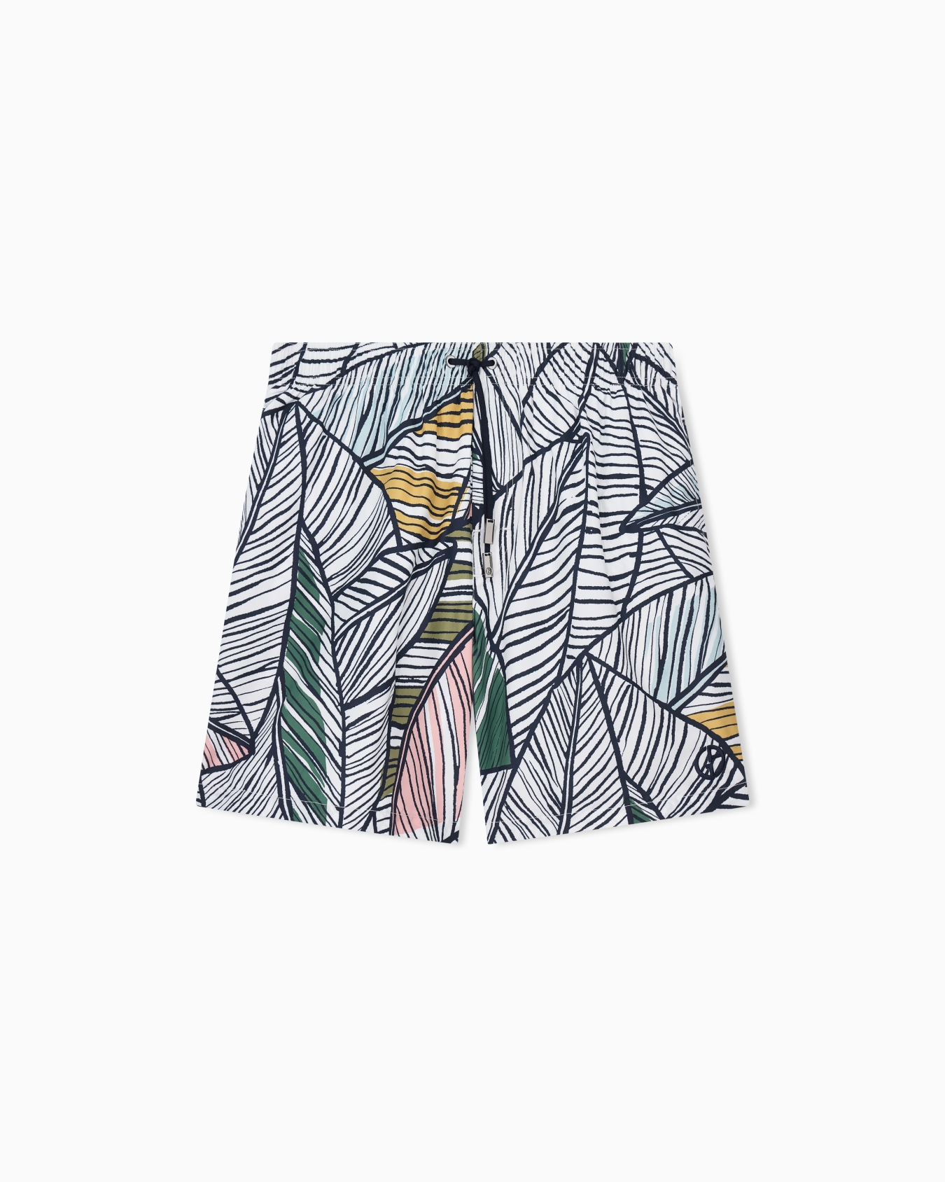 Printed swim trunks Slide 0