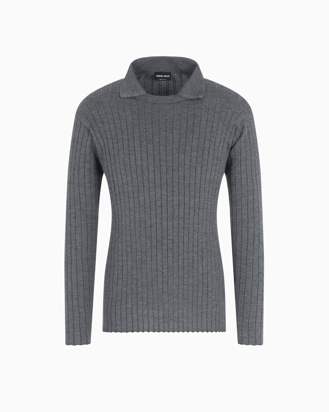 Ribbed cashmere and silk jumper Slide 0