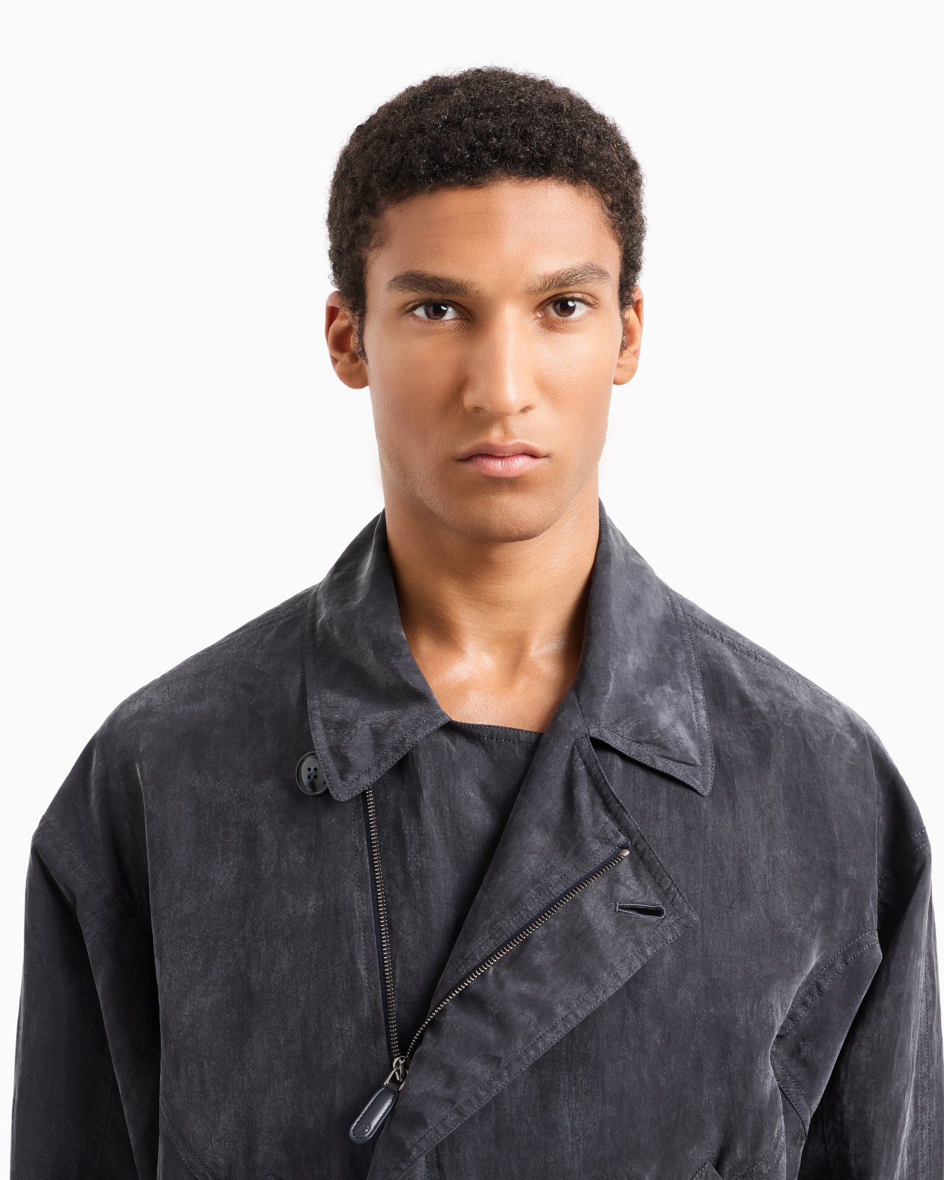Faded Lyocell canvas blouson Slide 4